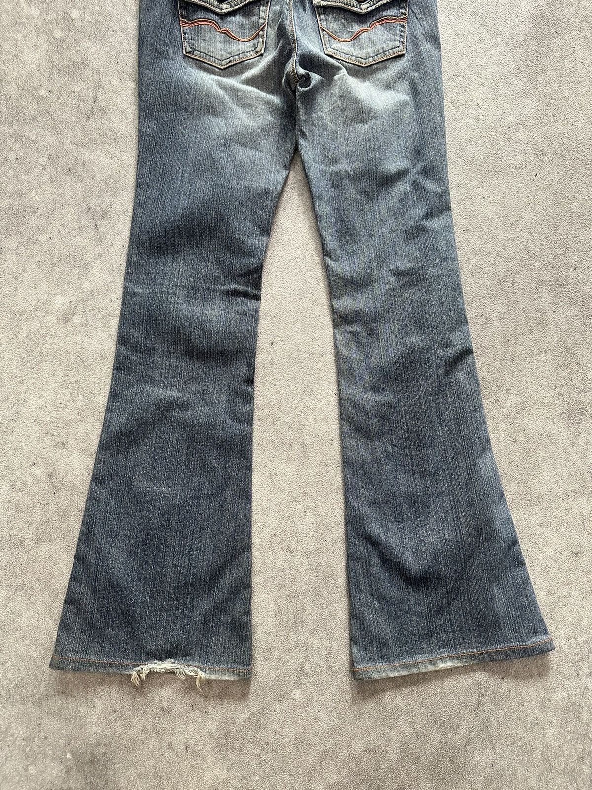 Tornado Mart 90s Japanese Brappers Flared Washed Denim Jeans Lgb Size US 29 - 7 Thumbnail