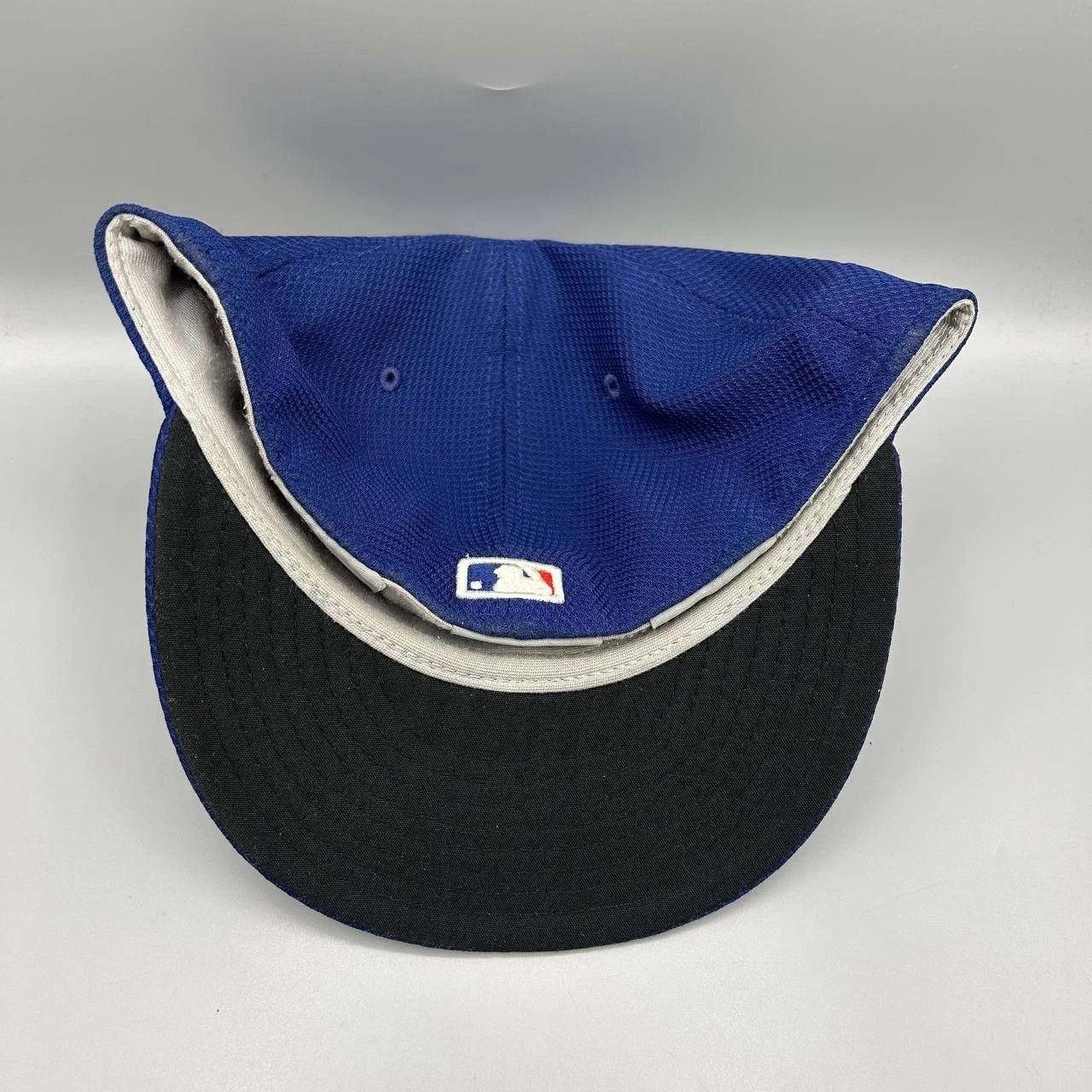 New Era Los Angeles LA Dodgers Hat Men 7 7/8 Blue Black Fitted Cap Size ONE SIZE - 10 Thumbnail