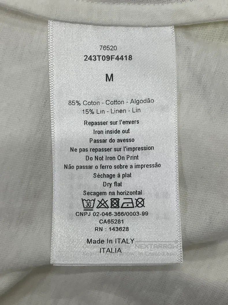 Dior Dior White portrait letter printed short sleeves Size M / US 6-8 / IT 42-44 - 5 Thumbnail