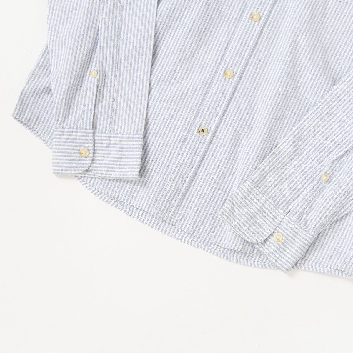 Hollister Hollister Striped Button Up Shirt Stretch Casual Long Sleeve Size US M / EU 48-50 / 2 - 4 Thumbnail