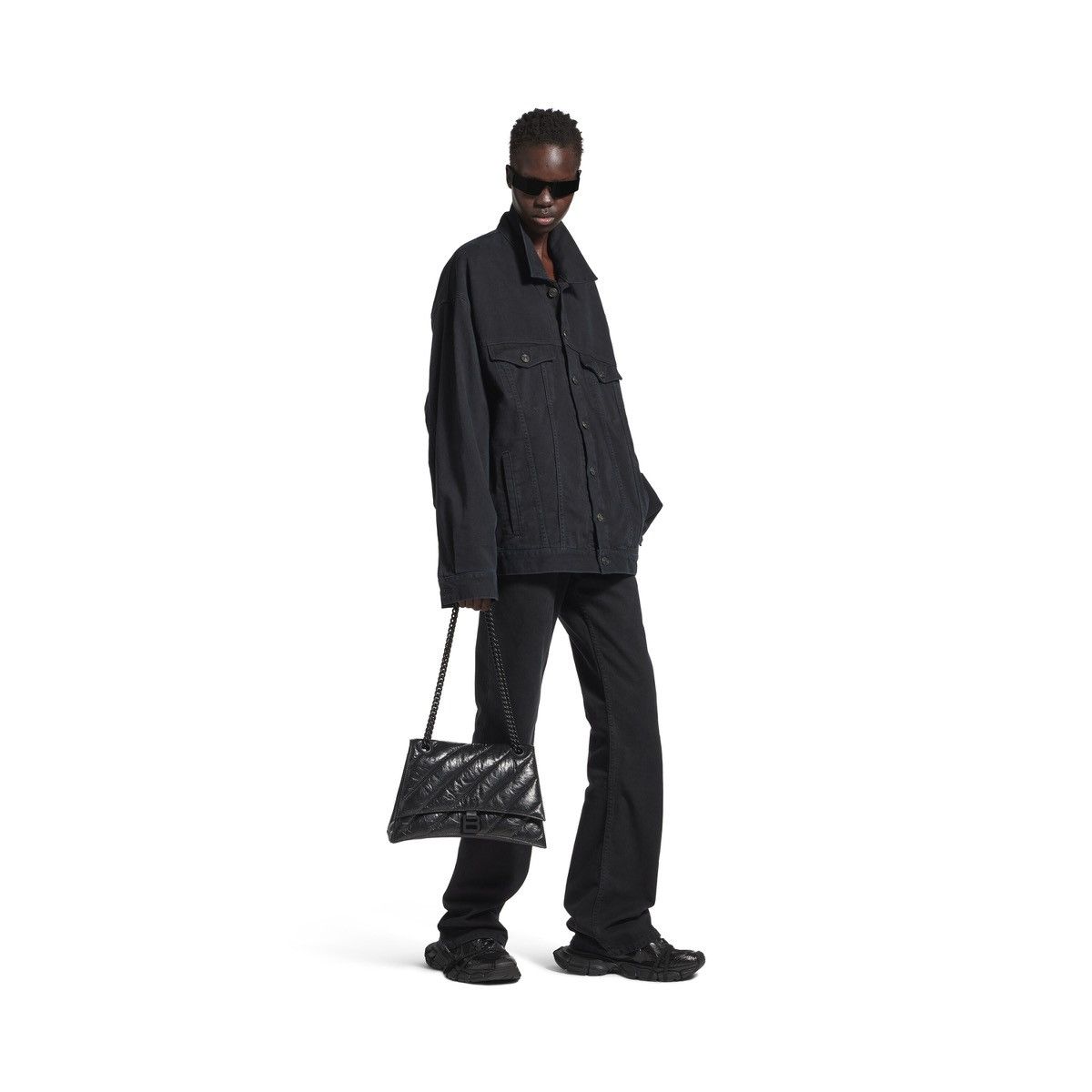 Balenciaga BALENCIAGA Crush Chain Bag Medium Size ONE SIZE - 18 Thumbnail