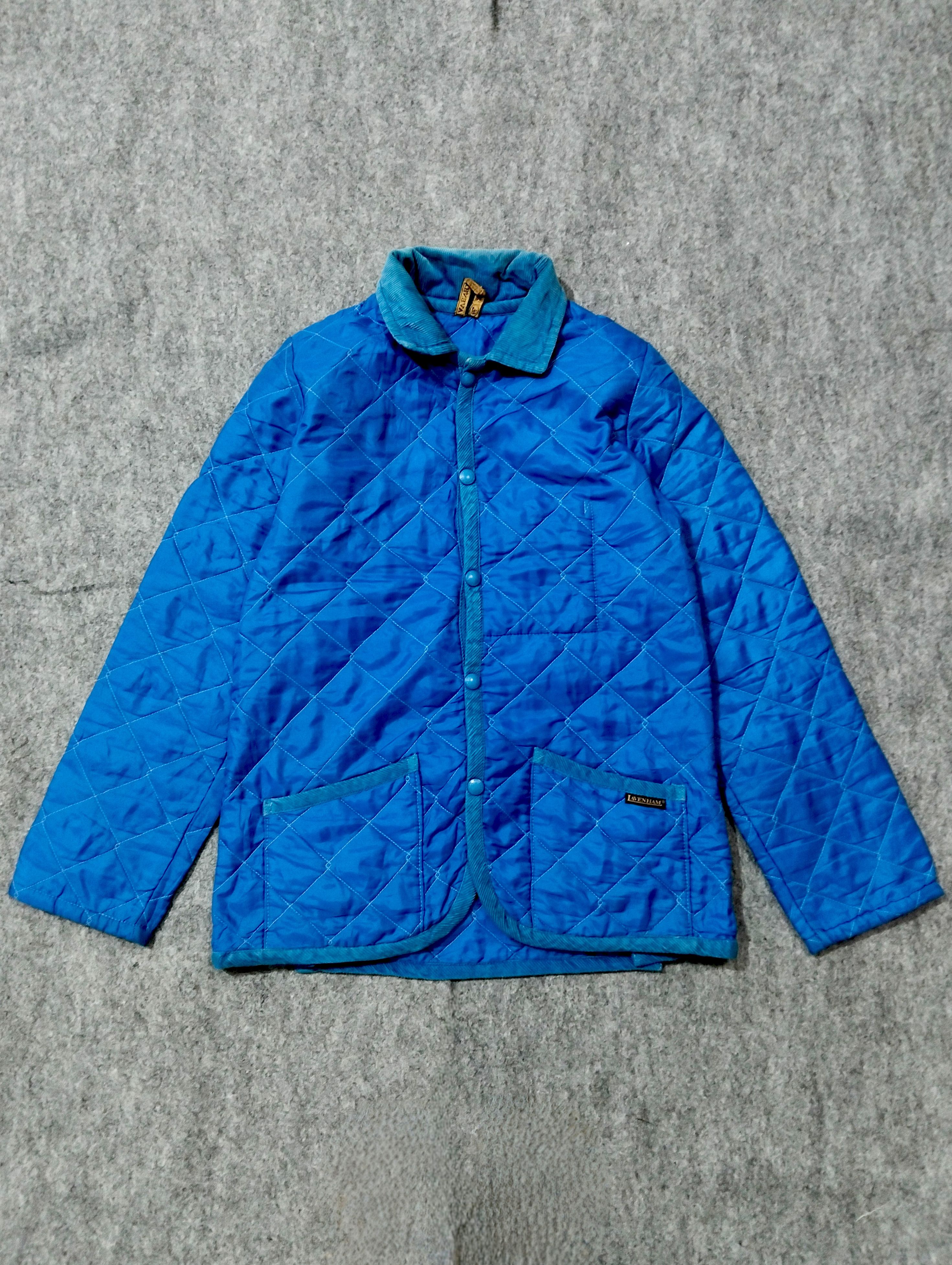 Lavenham Vintage 90s Lavenham Quilted hooded jacket Made In Uk 