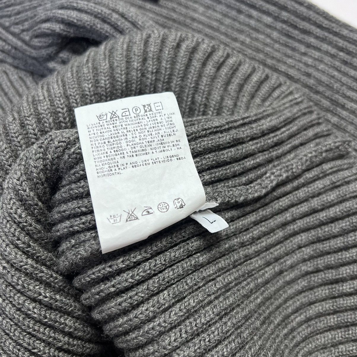 Stone Island Stone Island quarter zip ribbed wool sweater Size US L / EU 52-54 / 3 - 6 Thumbnail