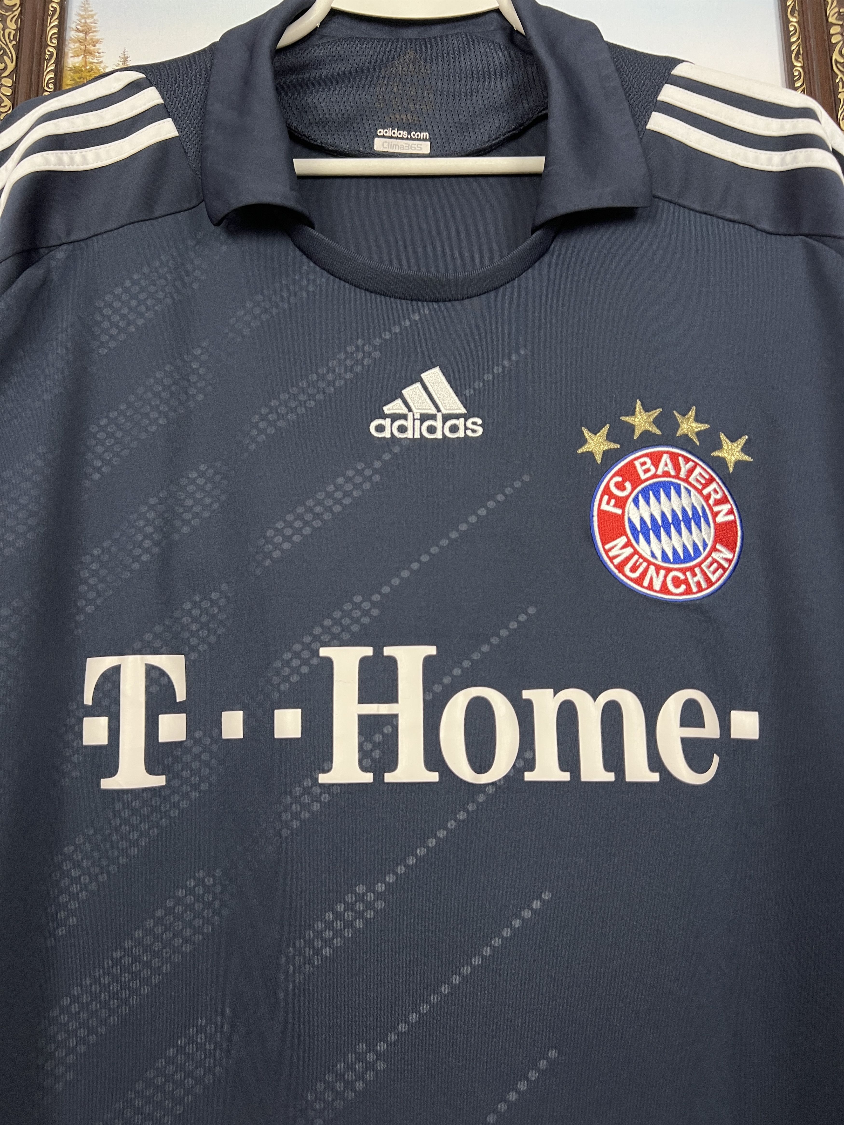 Adidas Bayern Munich football shirt 2008 Soccer Jersey Tee Hype Size US XL / EU 56 / 4 - 3 Thumbnail