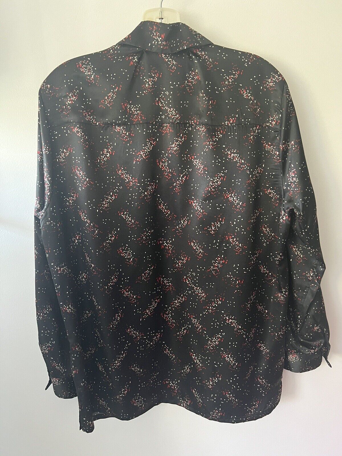 Bottega Veneta Men’s Black Pixel Pattern Pyjama Shirt Made in Italy Size US M / EU 48-50 / 2 - 2 Thumbnail