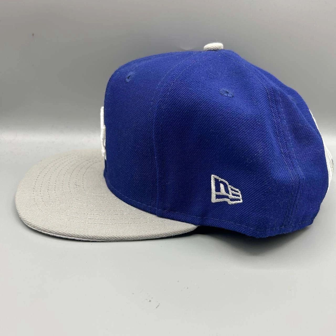 New Era Los Angeles LA Dodgers Hat Men Blue Gray Snap Back Cap Size ONE SIZE - 3 Thumbnail