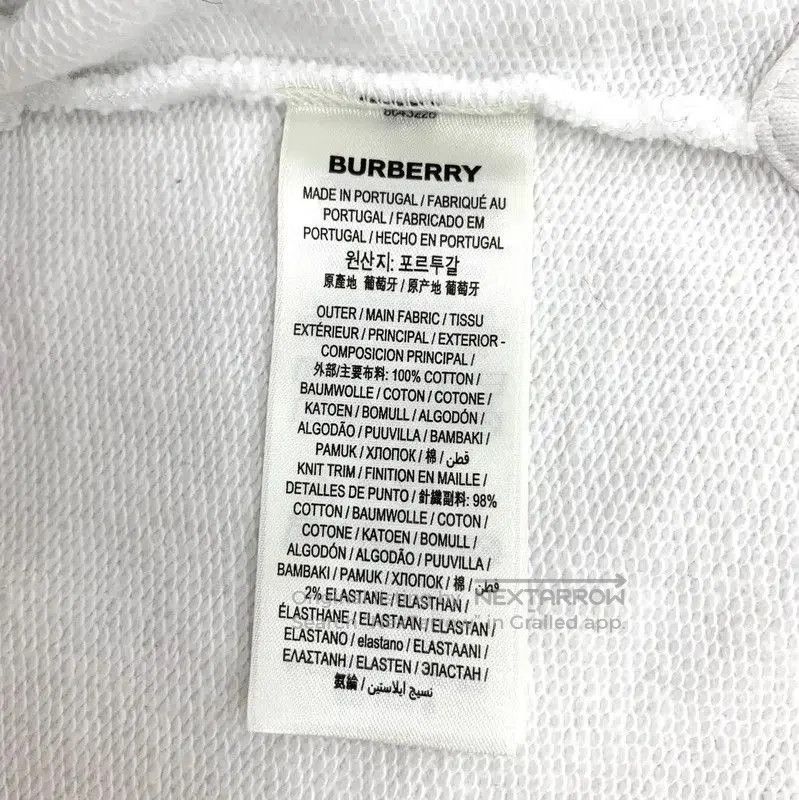 Burberry Burberry Women's White Cotton Hoodie. Size XXS / US 00 / IT 34 - 7 Thumbnail