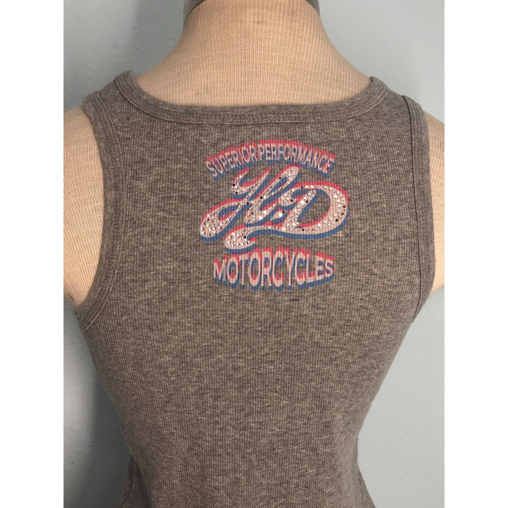 Harley Davidson Harley Davidson Tank Too Small Women, Rhinestone, Stretchy Size S / US 4 / IT 40 - 2 Thumbnail