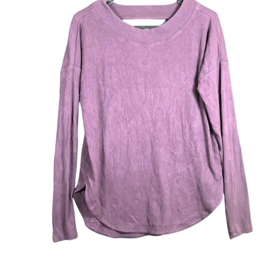 Athleta Athleta Womens Sweatshirt Plum Presence Soft Rib Pullover Stretch XS Size XS / US 0-2 / IT 36-38 - 2 Thumbnail