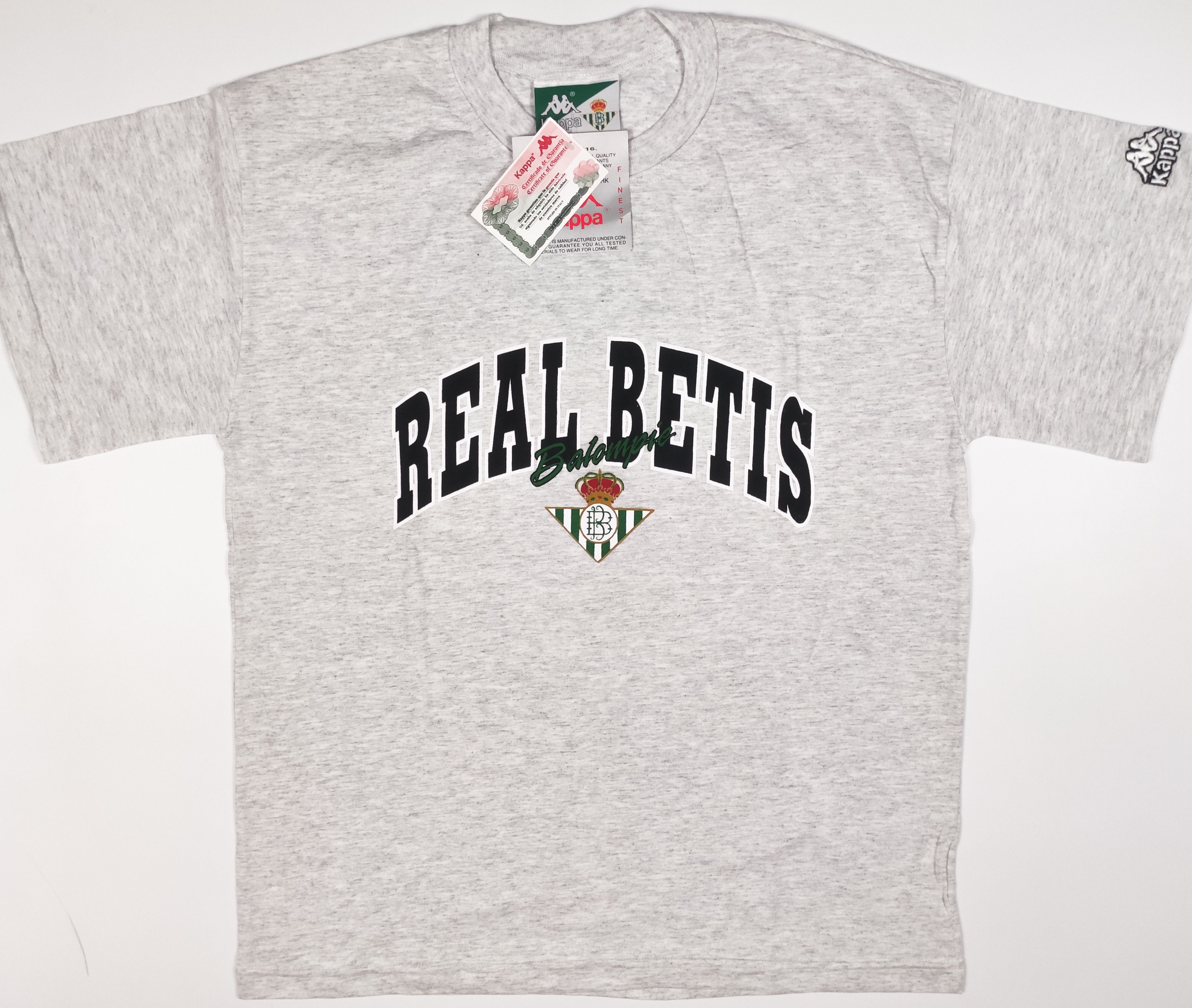 BNWT Real Betis 1995 1996 Kappa Tee T-shirt