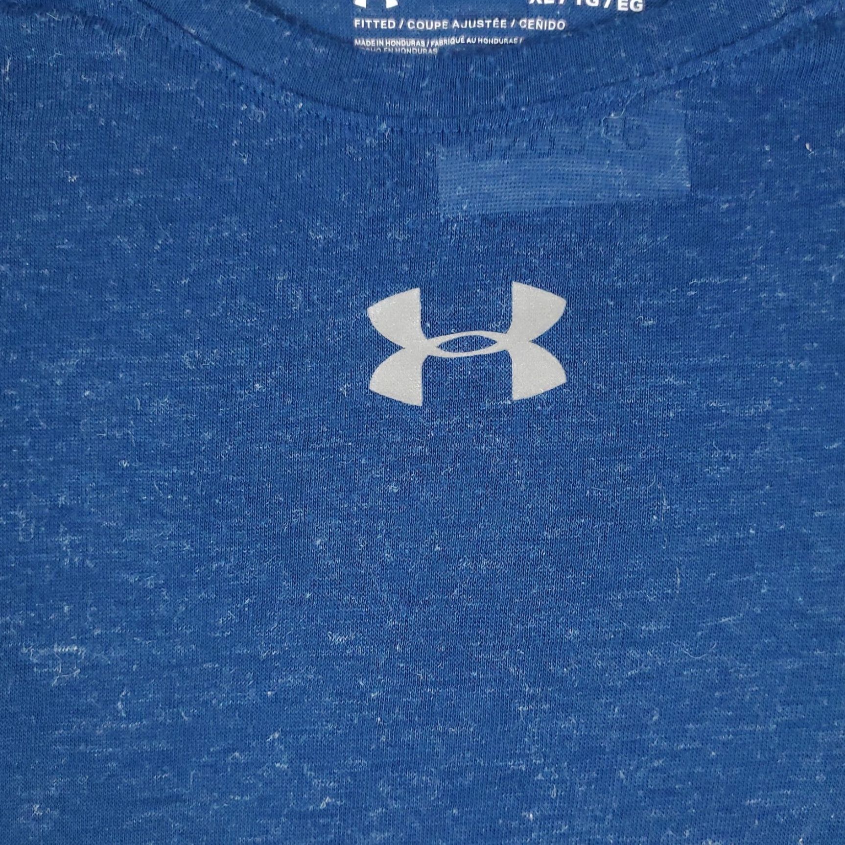Under Armour VINTAGE Under Armour T Shirt Mens XL Blue Activewear Gym Workout Short Sleeve Athletic Nike Sports Size US XL / EU 56 / 4 - 2 Thumbnail