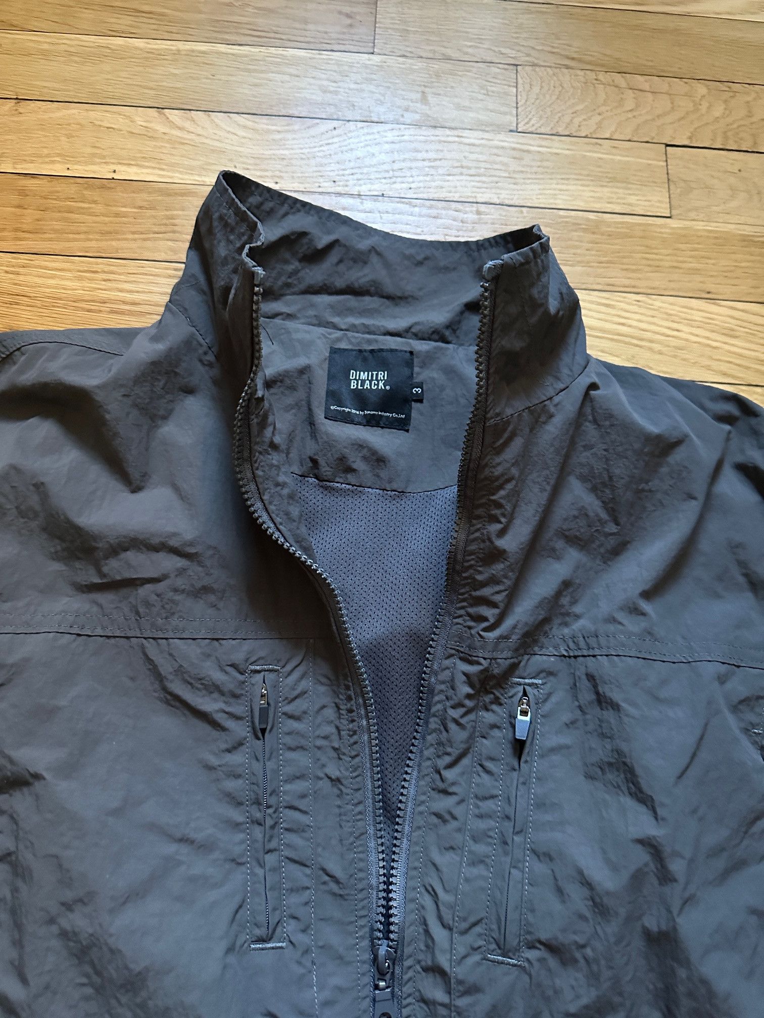 Other Men's Dimitri Black Jacket Gray Lightweight Large Size US L / EU 52-54 / 3 - 2 Thumbnail