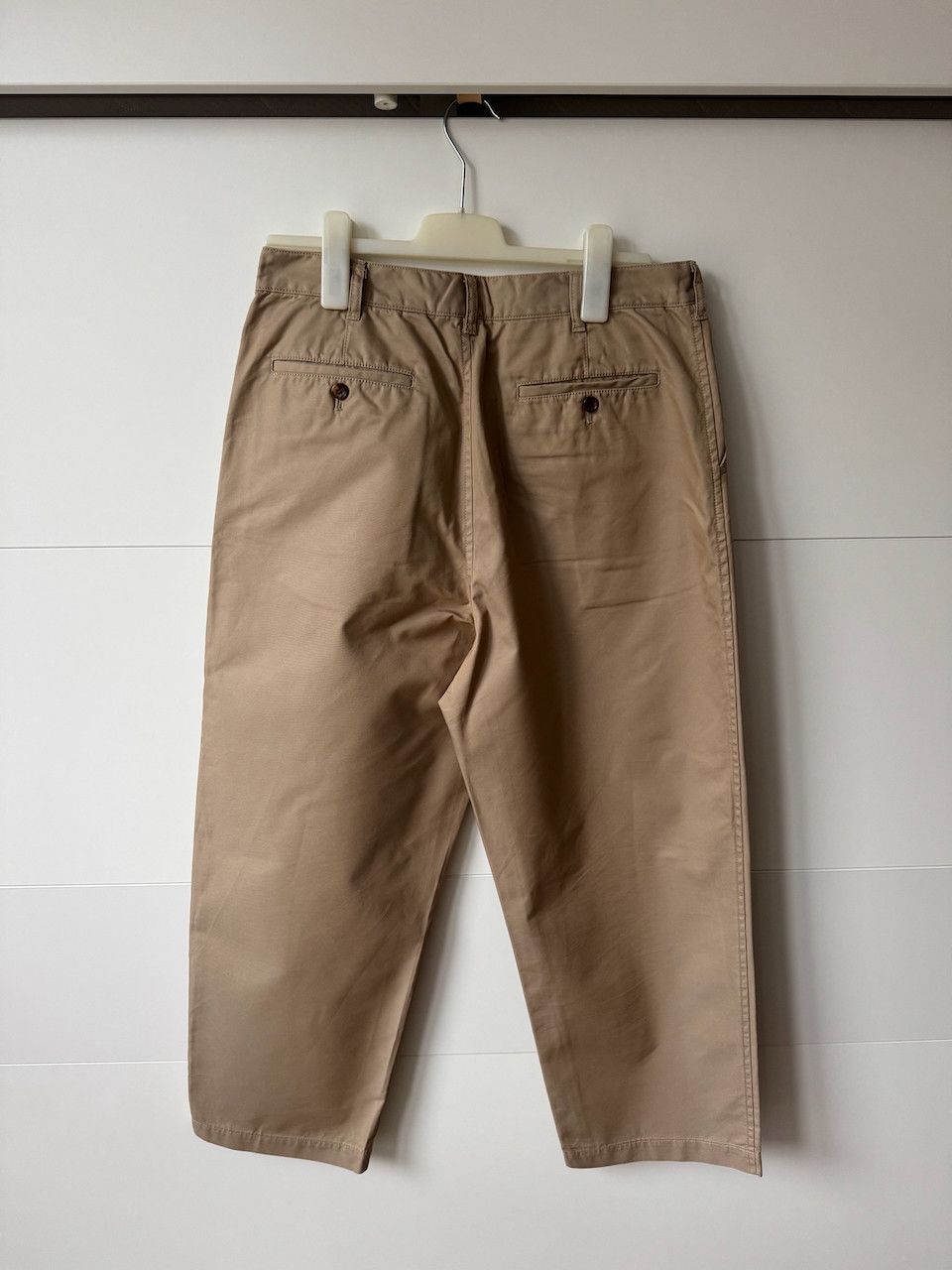 Comme des Garcons Homme [S] Wide Chino Pants in Beige (AD2020) Size US 30 / EU 46 - 2 Thumbnail