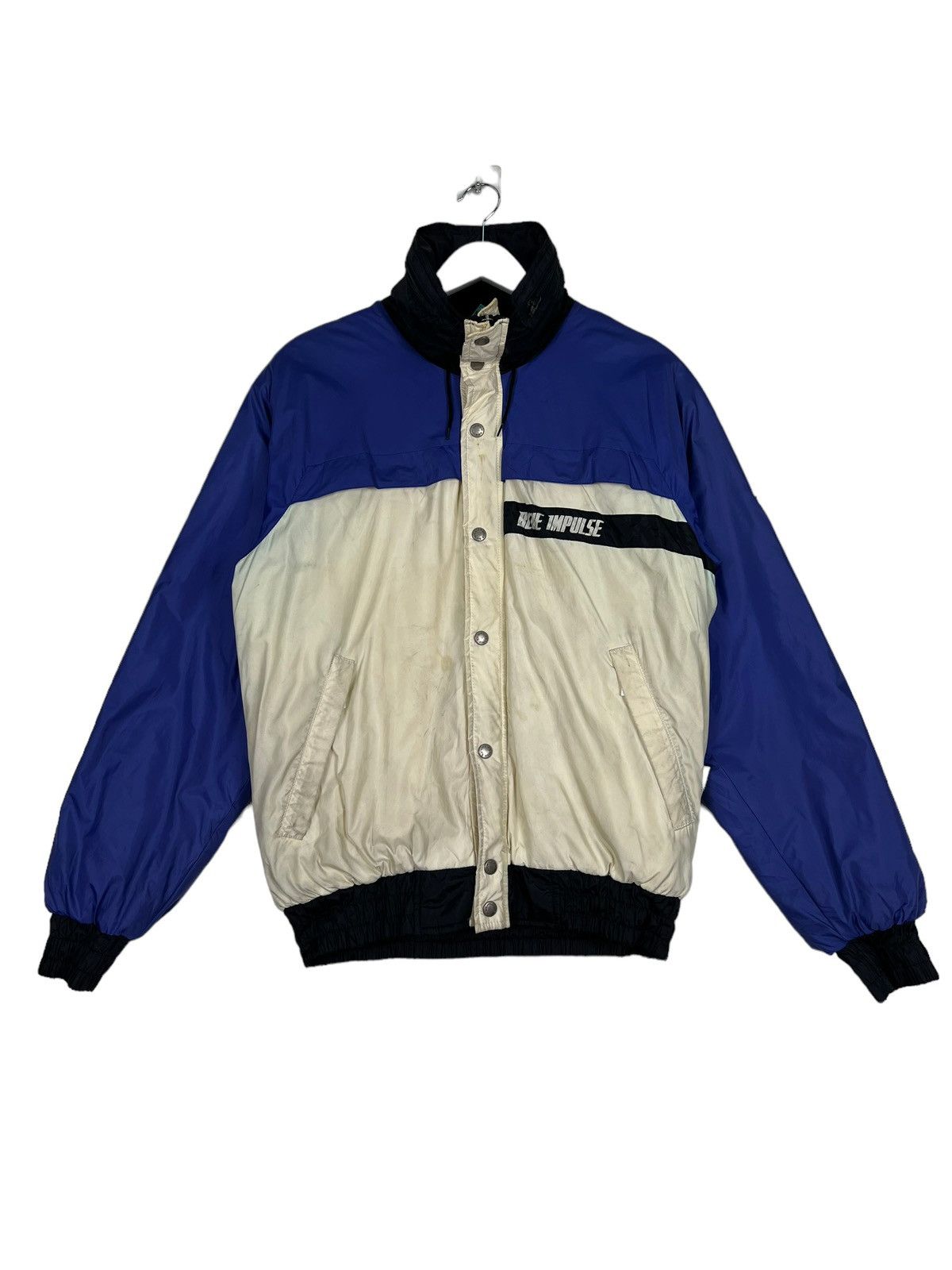 Mizuno 🔥 BLUE IMPULSE BY MIZUNO BOMBER JACKET MADE IN JAPAN Size US M / EU 48-50 / 2 - 2 Thumbnail