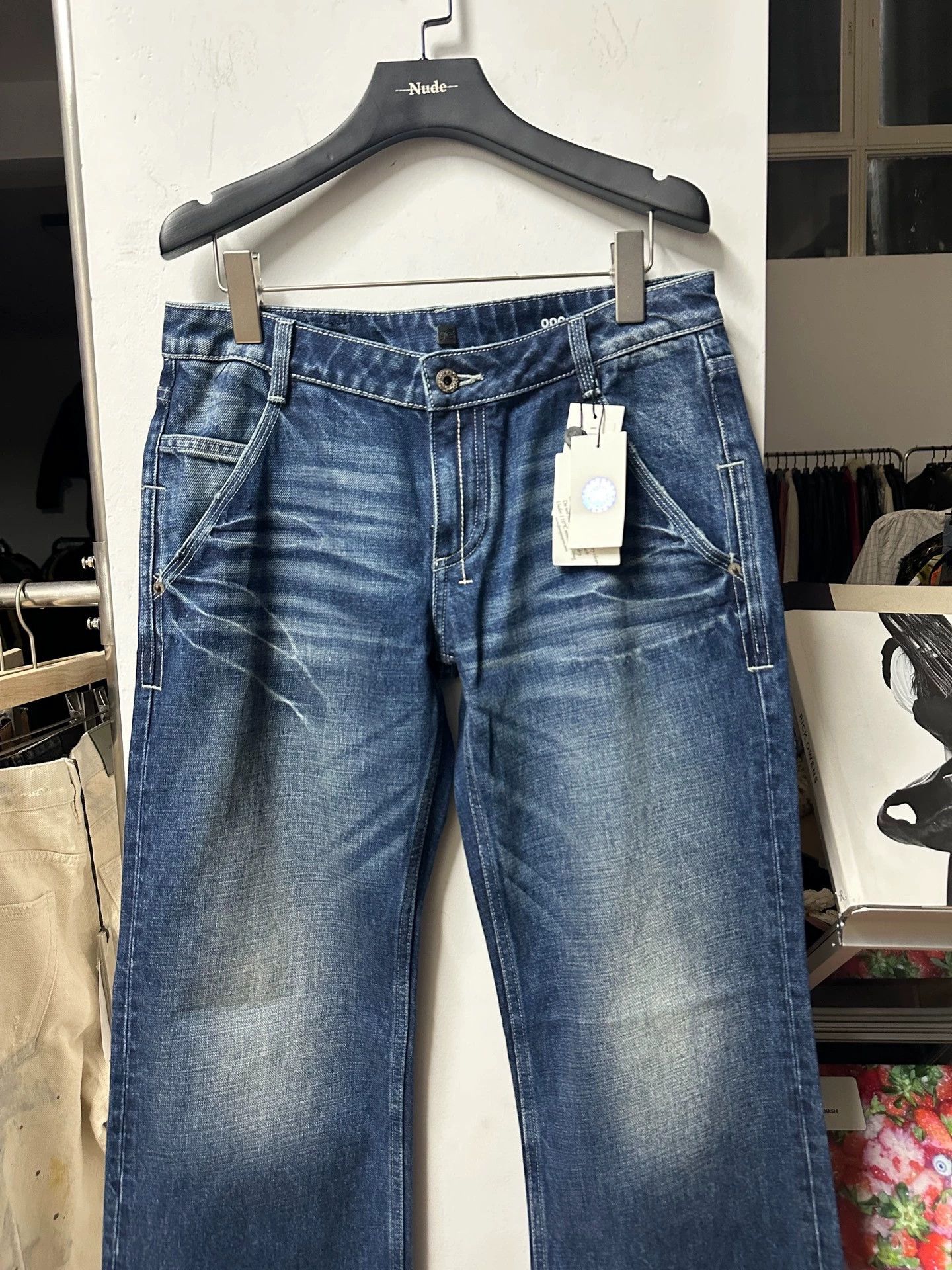 Fax Copy Express Fax Copy Express 000 Slim Flare Denim Raw Jean Size 28" / US 6 / IT 42 - 2 Thumbnail