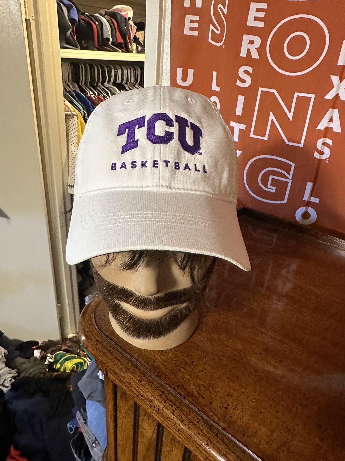Nike × Vintage Vintage Nike NCAA TCU Horned frogs “basketball” hat 00s Size ONE SIZE - 2 Thumbnail