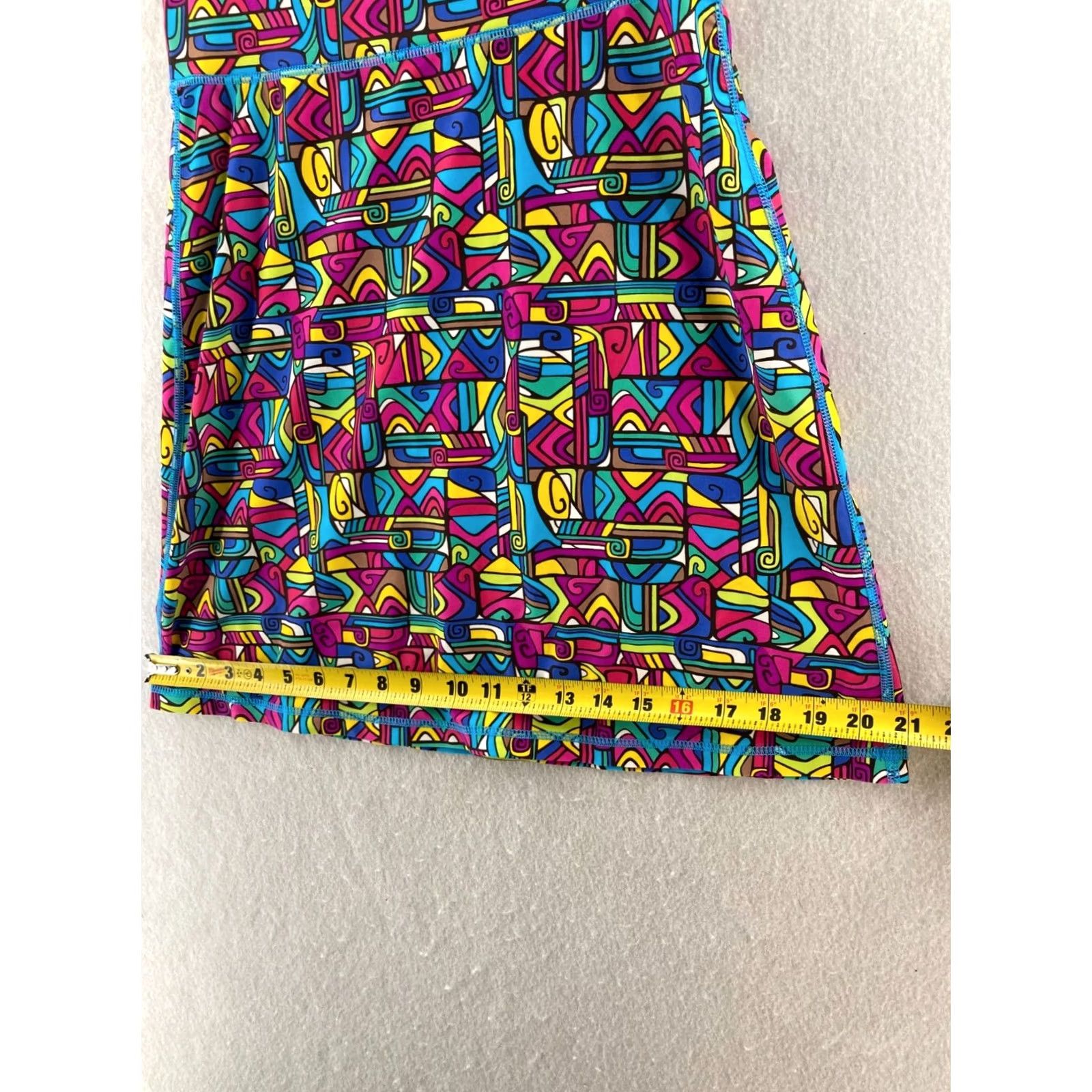 Vintage Spunkwear Skirt Womens XS Abstract Summer Made USA Size 26" / US 2 / IT 38 - 3 Thumbnail