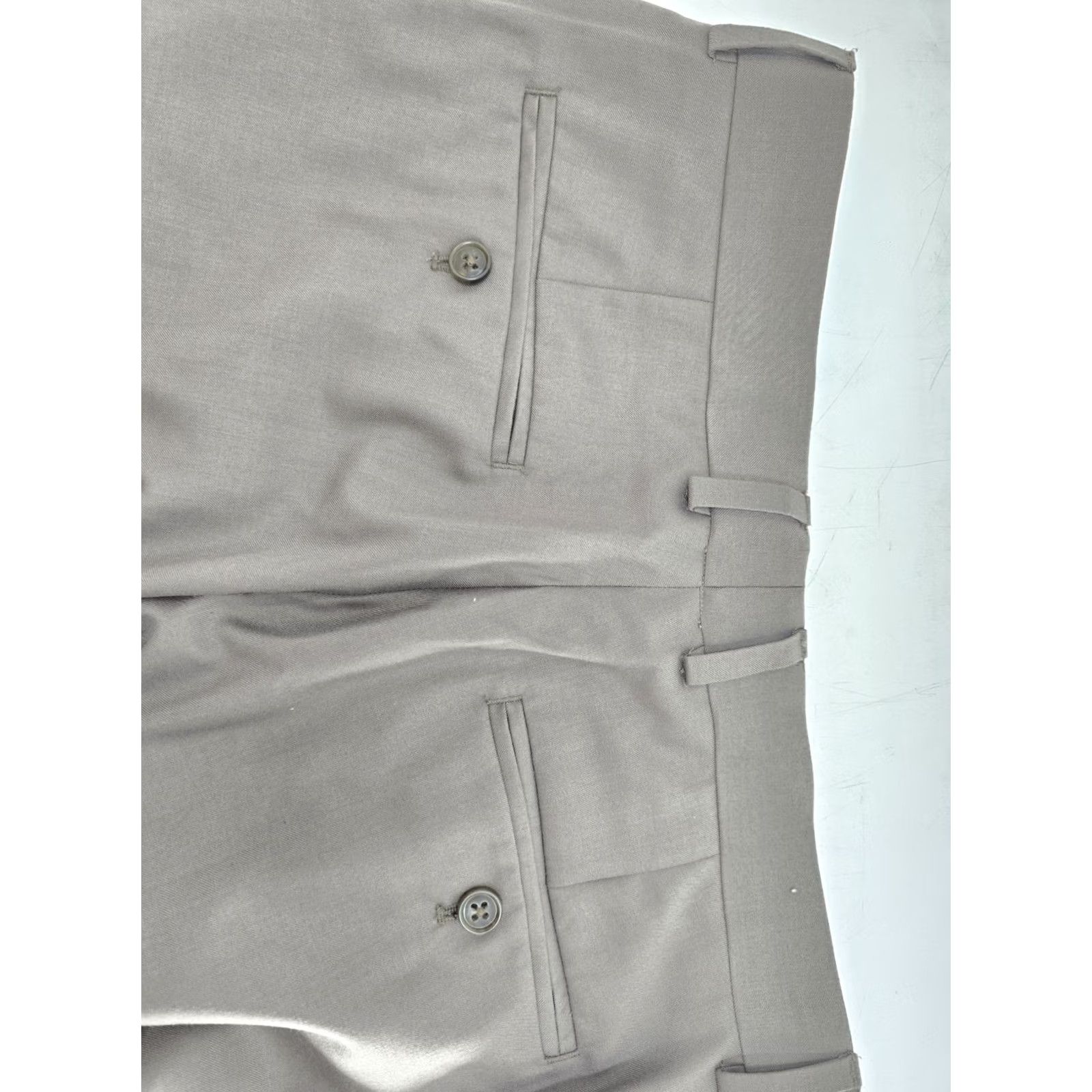 Pronto Uomo Pronto Uomo Dress Pants Mens 36x30 Gray Flat Front Classic Fit Polyester Rayon Pants Mens Regular 36 Gray Front Flat Classic Dress Pants Mens Size US 36 / EU 52 - 6 Thumbnail