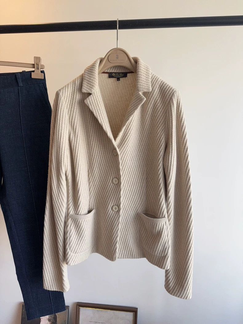Loro Piana Cashmere Knit Jacket-