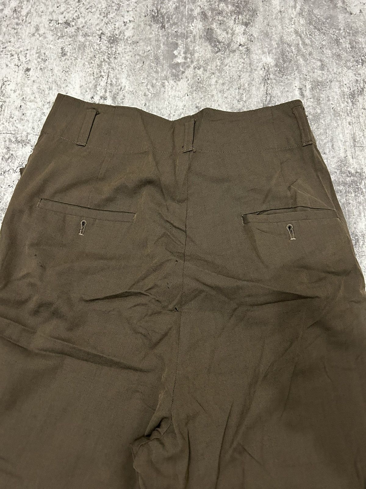 Seditionaries Japanese Brand GGD Wool Double Buckle Three Quarter Pants Size US 31 - 9 Thumbnail