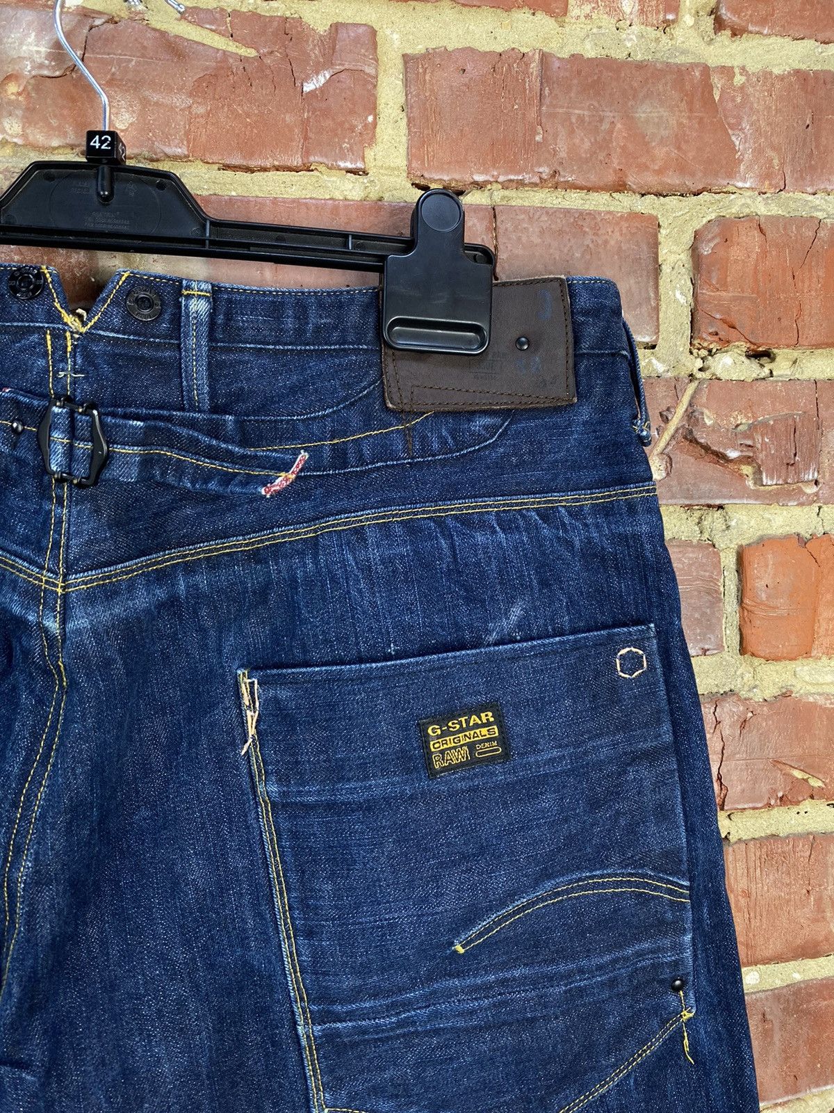 G-Star G-Star Raw Lumber Original Handcrafted Selvedge Denim Jeans Size US 36 / EU 52 - 18 Thumbnail