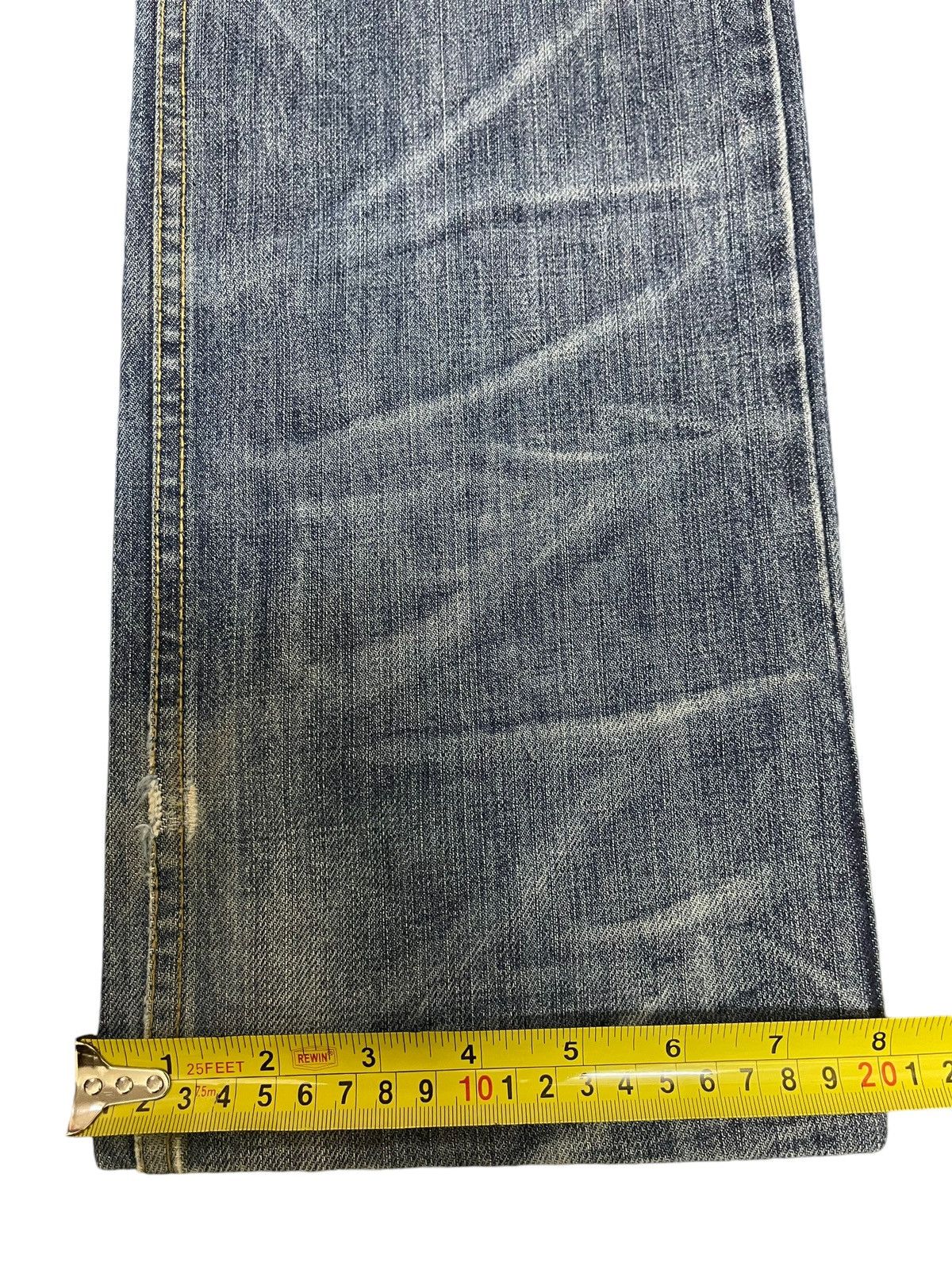 semanticdesign Vintage Japanese Brand Blue Wash Distressed Loose Jeans Size US 30 / EU 46 - 16 Thumbnail