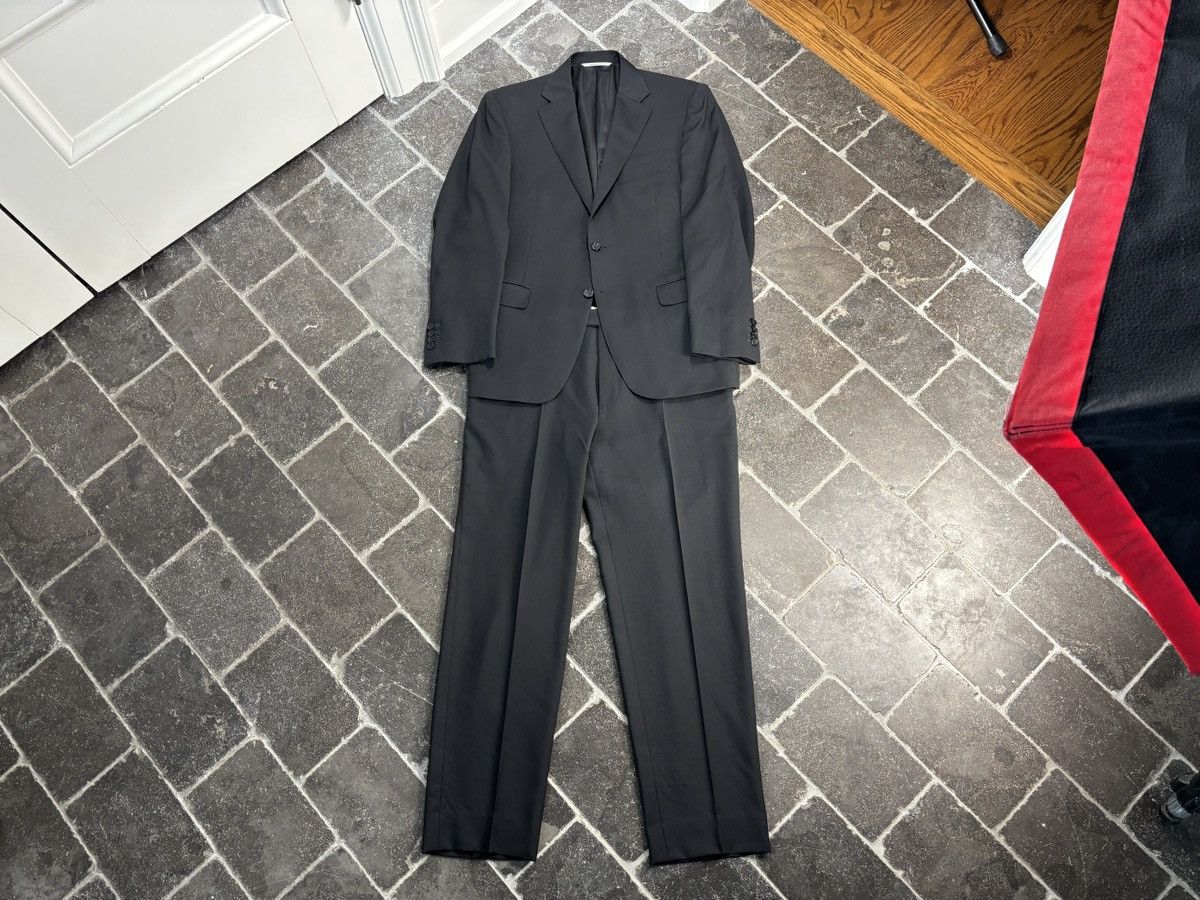 Canali Canali Suit Two Piece Tuxedo Blazer Trousers Made in Italy Size 48S - 23 Thumbnail