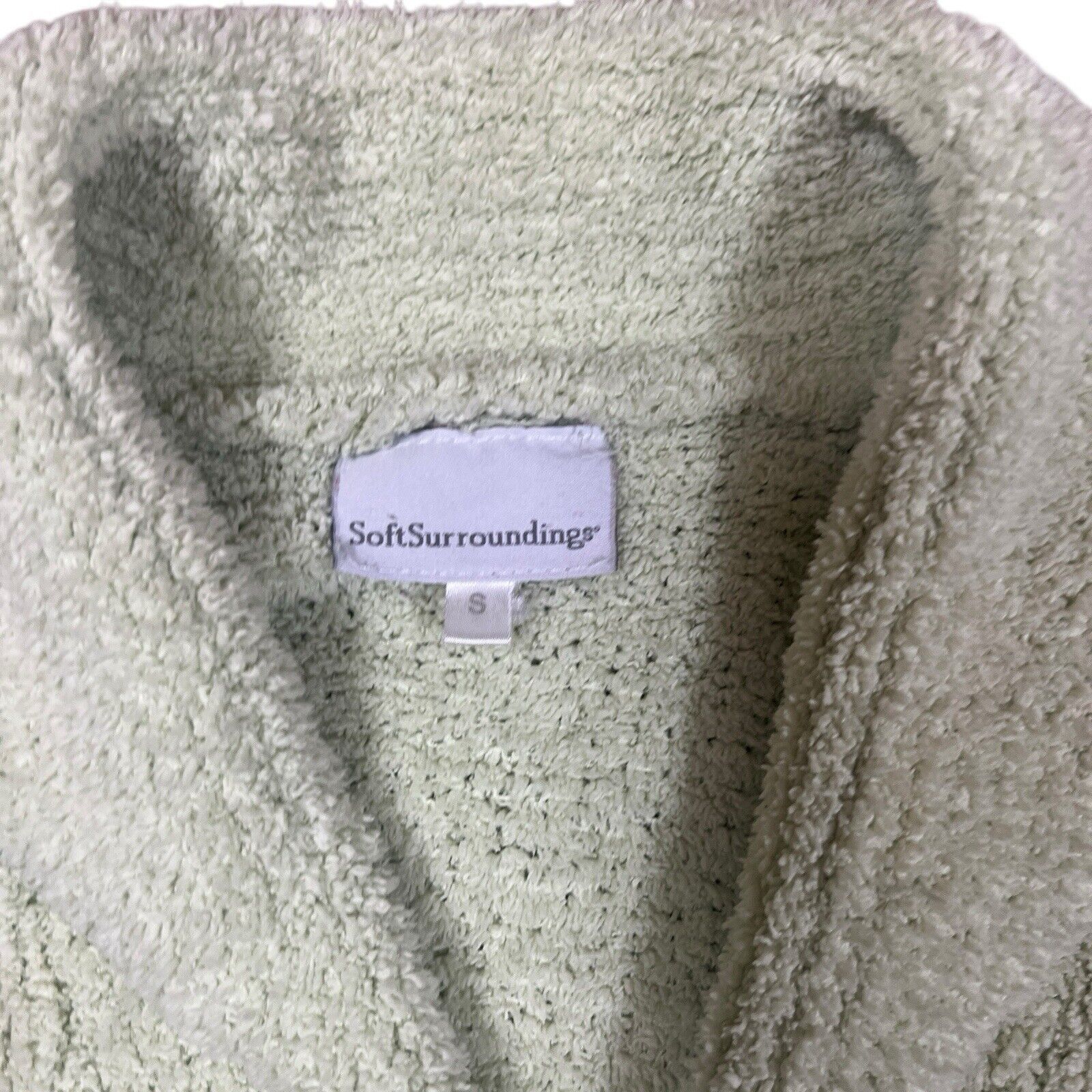 Other SOFT SURROUNDINGS Light Green Cardigan Loungewear Size Small Size S / US 4 / IT 40 - 2 Thumbnail