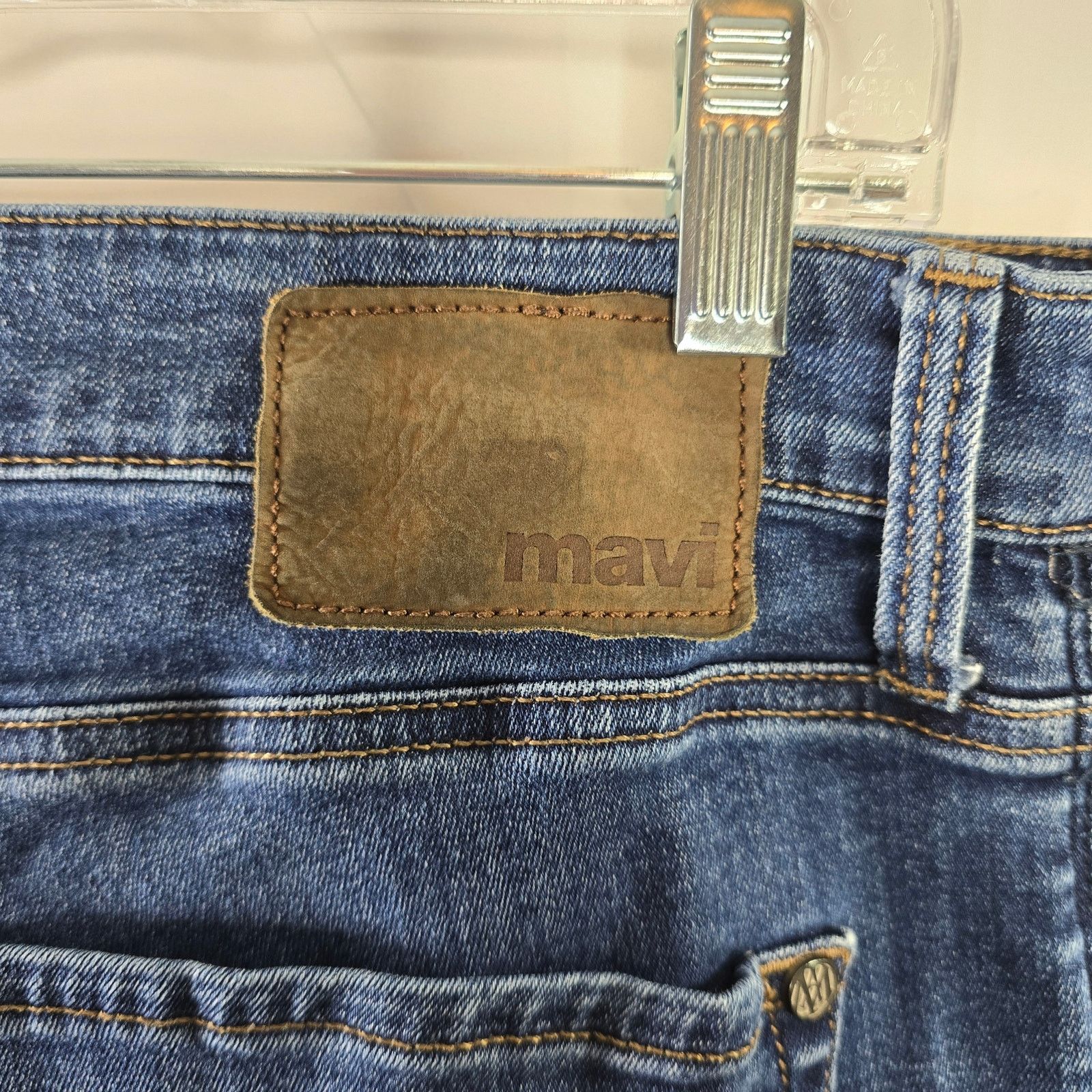 Mavi Mavi Zach Straight Leg Blue Denim Jeans 33/32 Actual 34/30 Size US 33 - 7 Thumbnail