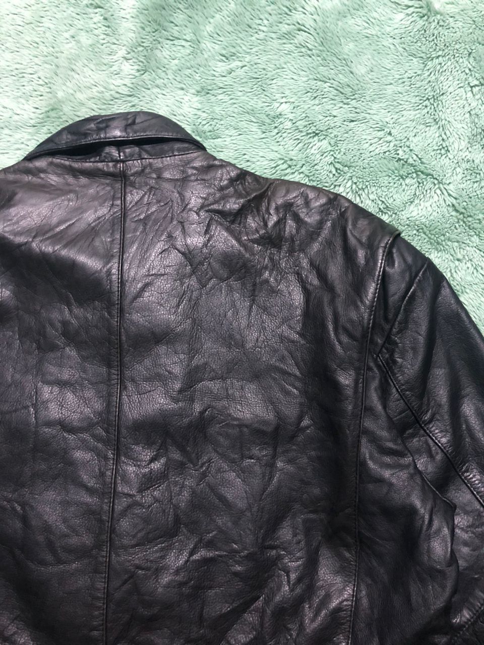 Issey Miyake VTG PARACHUTE CARGO COWHIDE LEATHER JACKET D HOMME AHOMME Size US L / EU 52-54 / 3 - 8 Thumbnail