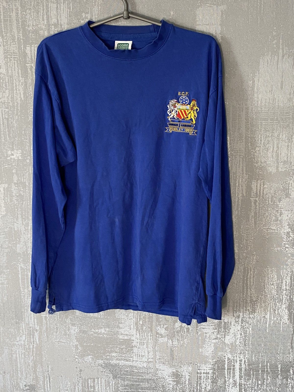 Vintage Retro Manchester United Soccer Jersey 1968 Score Draw shirt Size US M / EU 48-50 / 2 - 1 Thumbnail