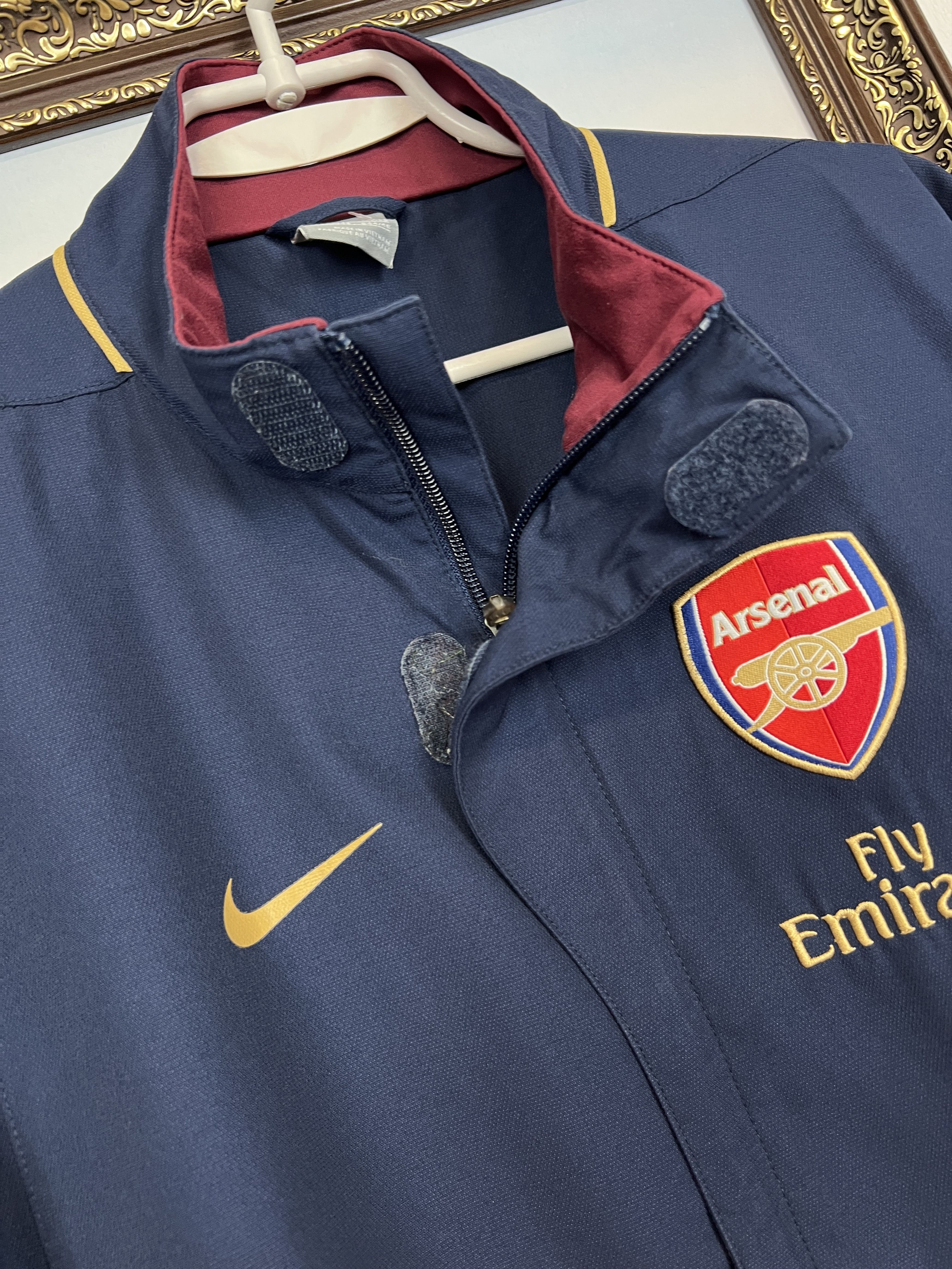 Nike Vintage Nike Arsenal Football Jacket Soccer Track Top Size US S / EU 44-46 / 1 - 4 Thumbnail