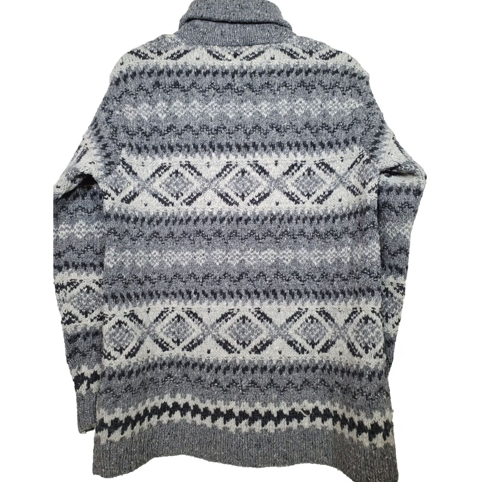 Ralph Lauren Lauren Ralph Lauren Sweater Womens M Hand Knit Wool Pullover Aztec Southwestern Size M / US 6-8 / IT 42-44 - 2 Thumbnail