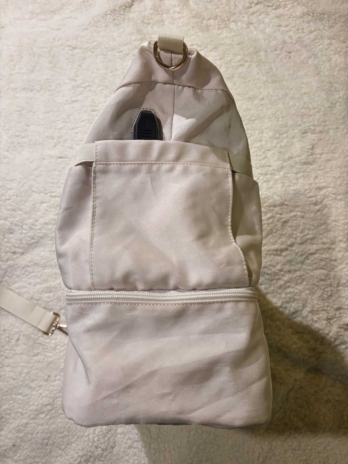 Other Cream colored duffel bag Size ONE SIZE - 5 Thumbnail