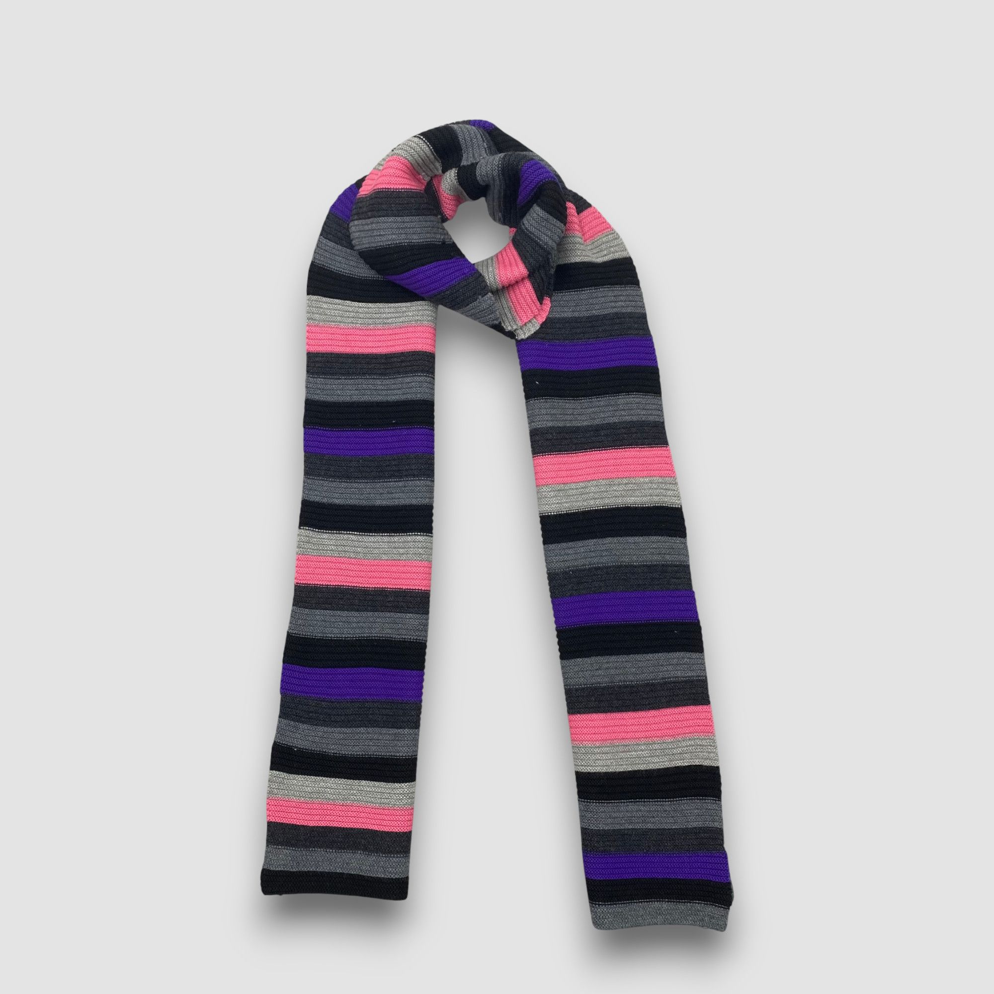 Sonia Rykiel Vintage Sonia Rykiel Scarf Muffler Wool Ribbed Knit Scarves Size ONE SIZE - 1 Thumbnail