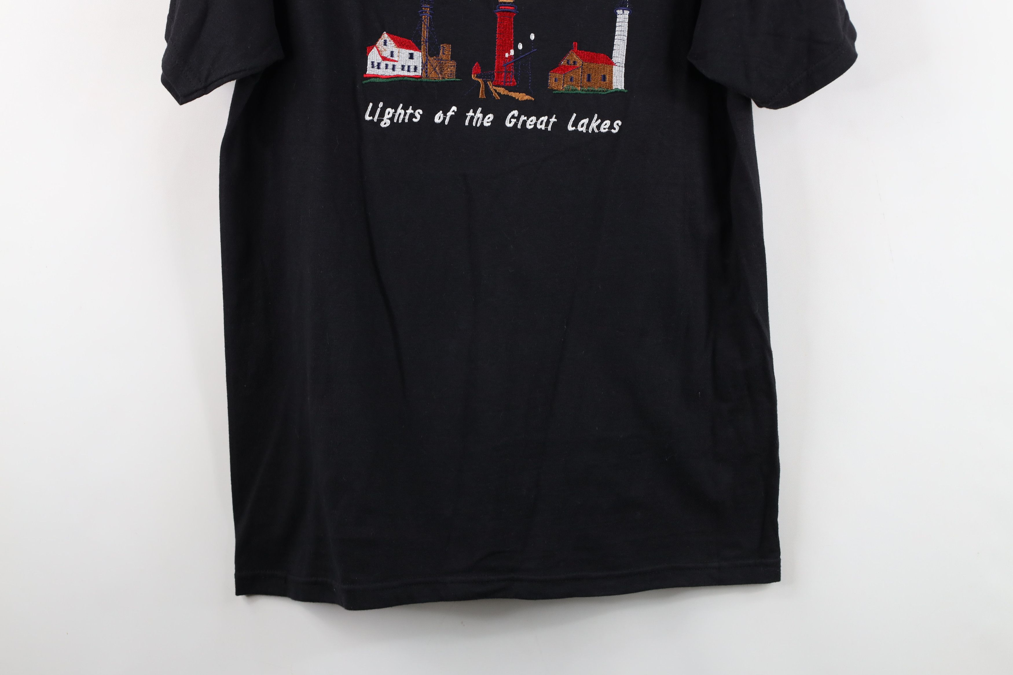 Vintage Vintage 90s Streetwear Lighthouses of the Great T-Shirt Size L / US 10 / IT 46 - 3 Thumbnail