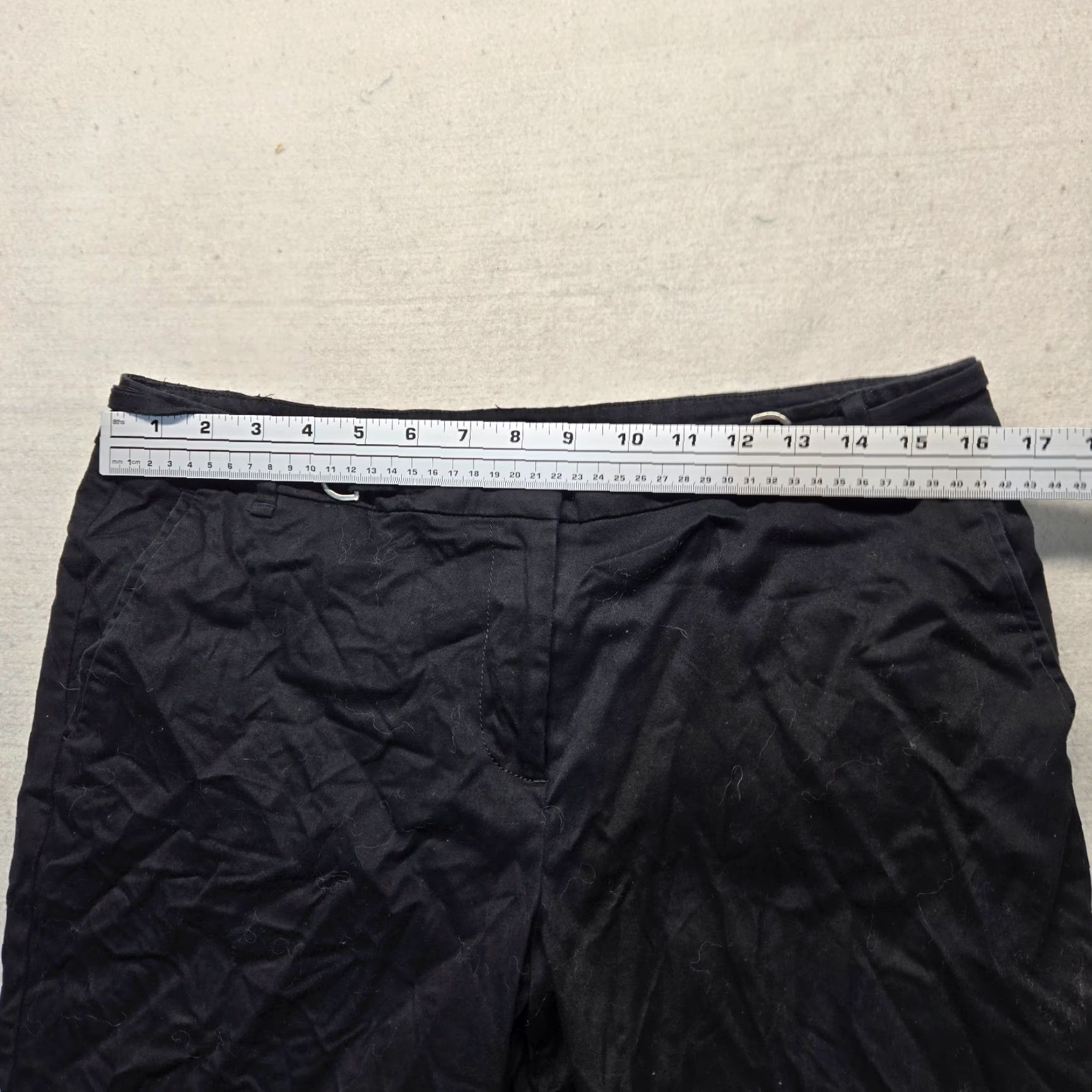 Vintage New Directions Dress Pants Women 12P Black Petite Adult Pants Womens 12P Black Style: Dress Pants Size 34" / US 12 / IT 48 - 3 Thumbnail
