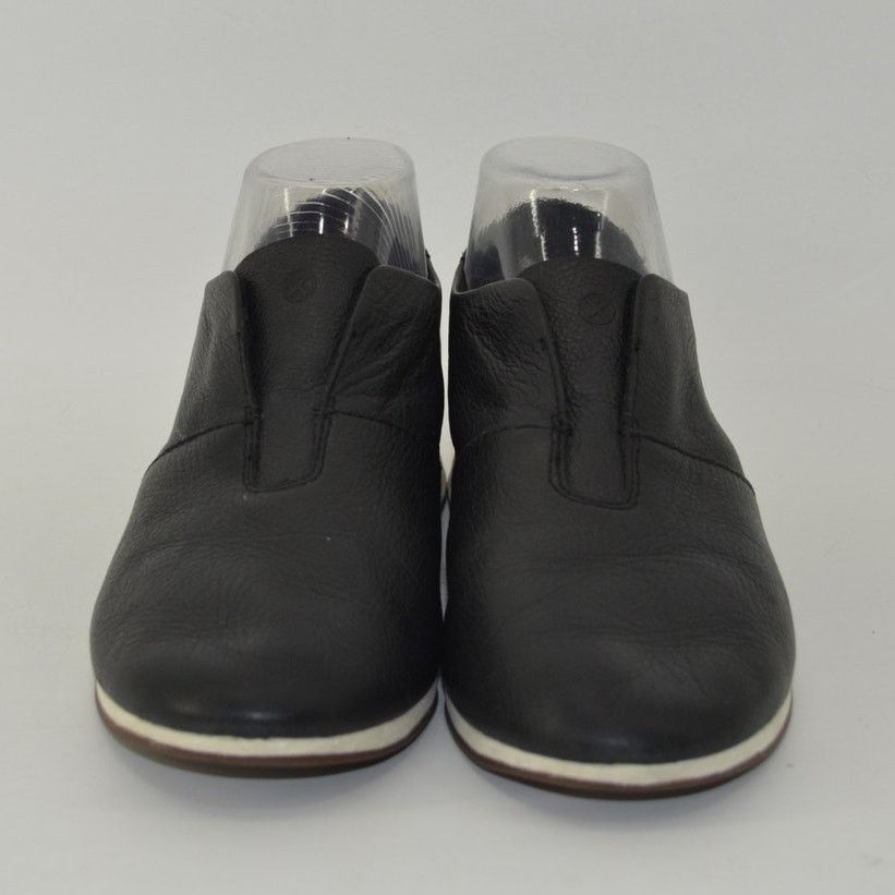 Hush Puppies Hush Puppies Revere Womens Sz 9 Slip On Black Leather Loafer Size US 9 / IT 39 - 3 Thumbnail