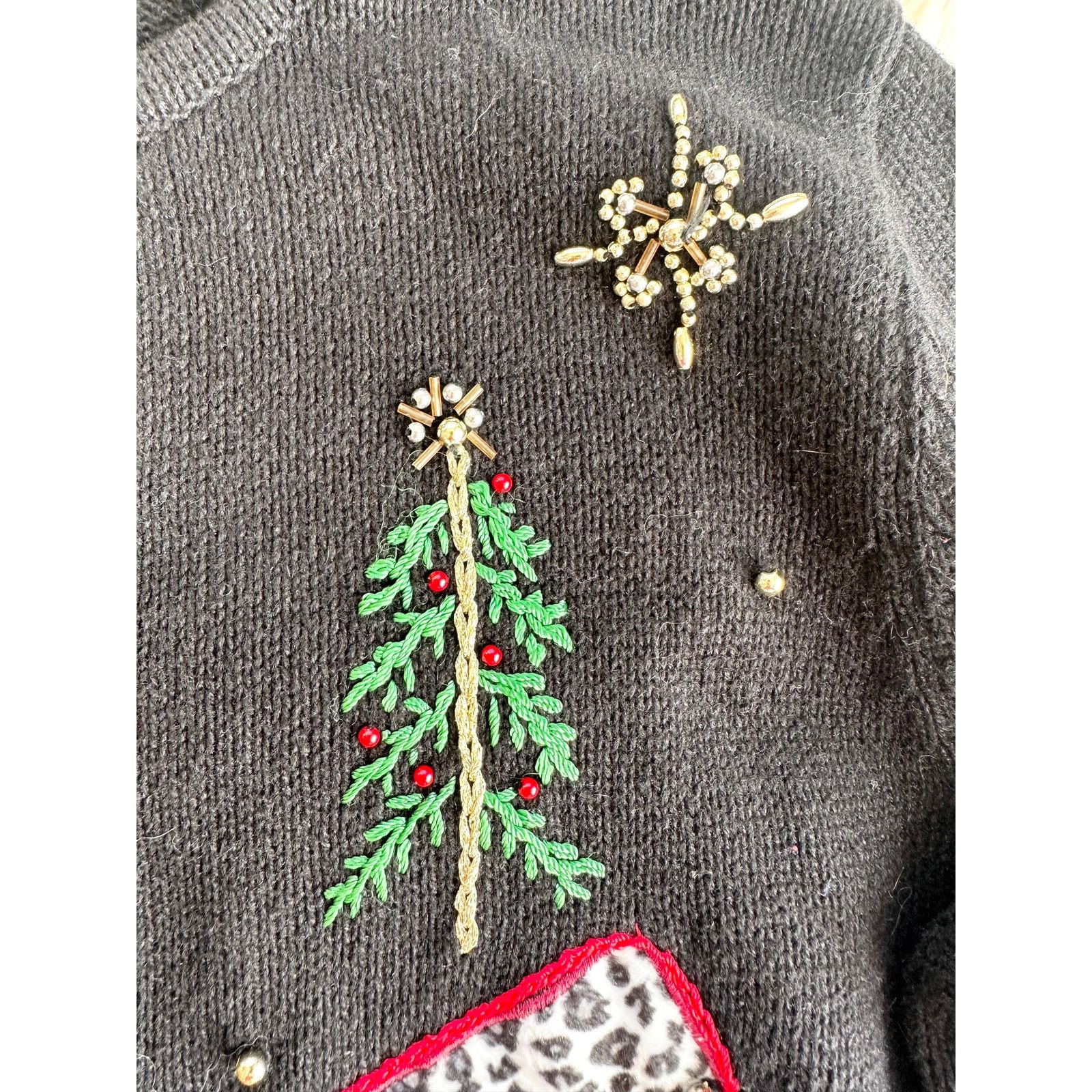 Other Y2K Animal Print Christmas Cardigan size Large Size L / US 10 / IT 46 - 6 Thumbnail