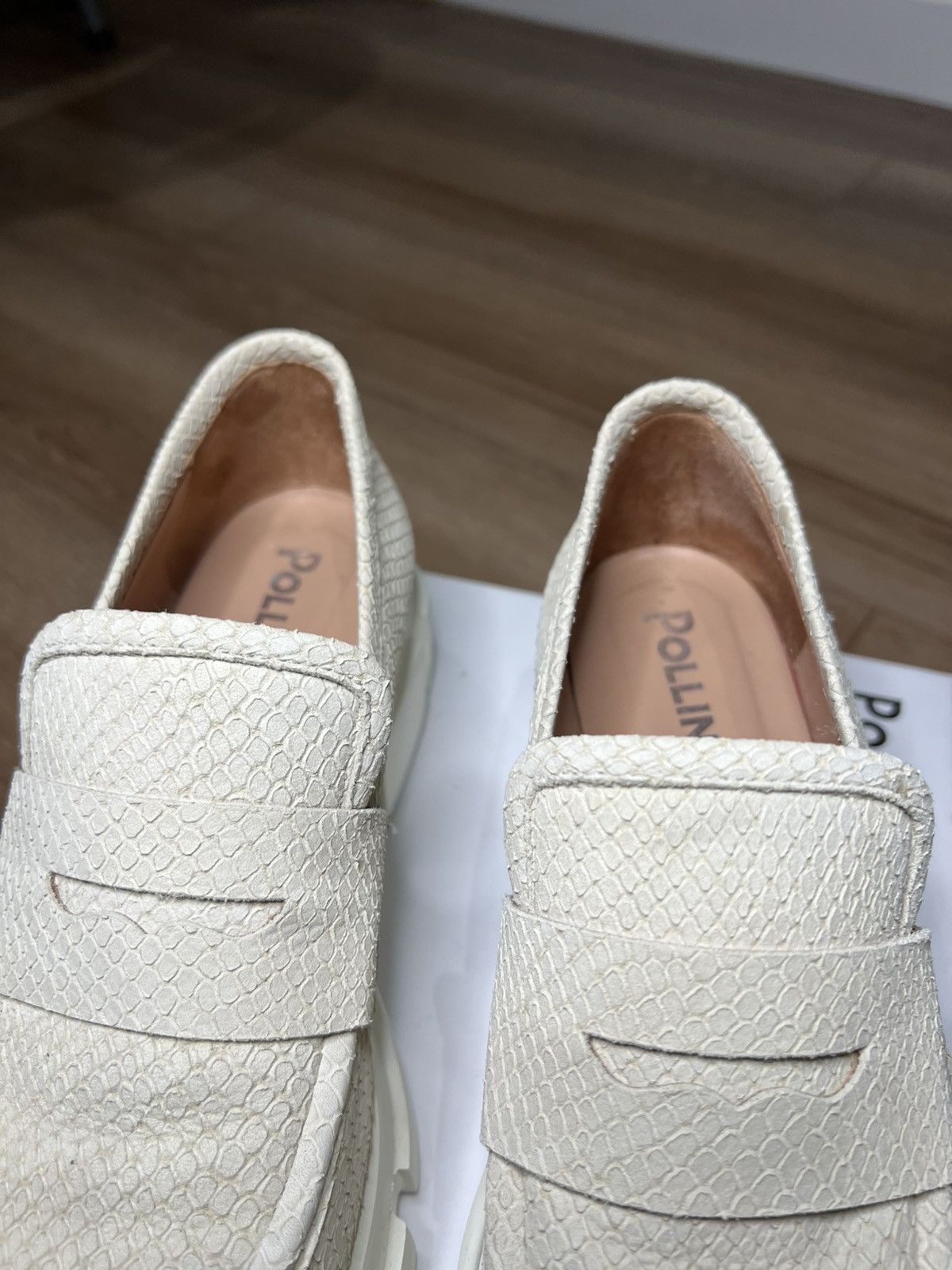 Pollini **Pollini | Elegant Leather Loafers | Size US 8 / IT 38 - 8 Thumbnail