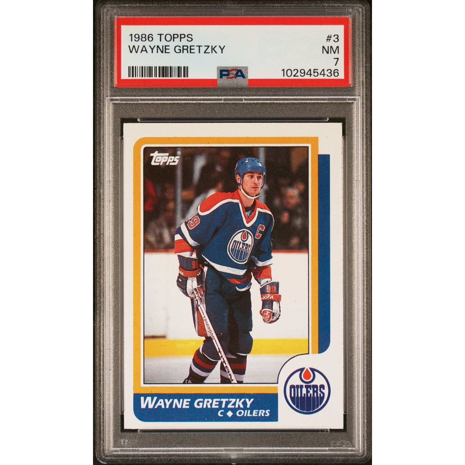 Other 1986 Topps #3 Wayne Gretzky PSA 7 Size ONE SIZE - 1 Thumbnail