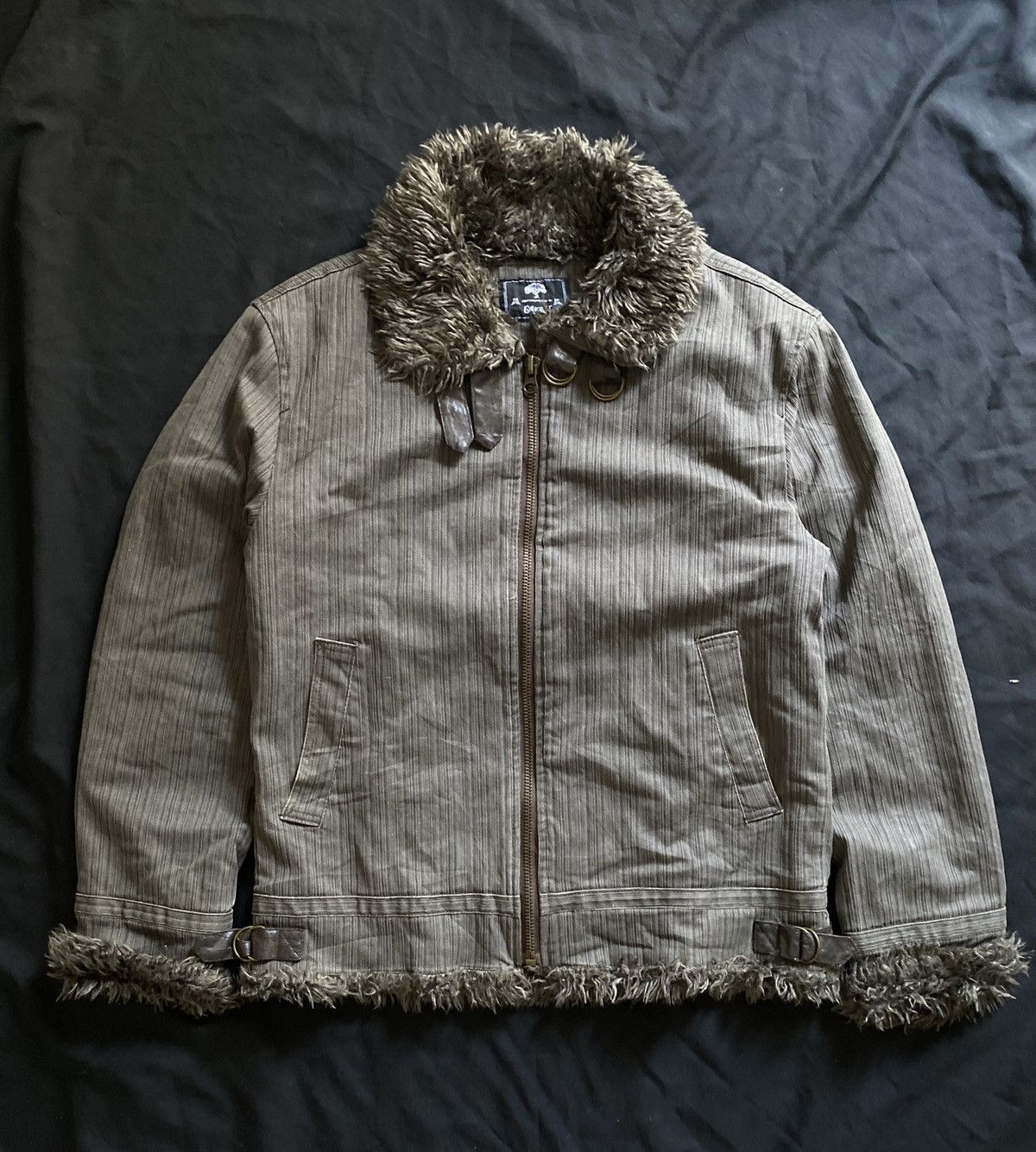 Isamu Katayama Backlash JAPANESE BAYCREST FUR JACKET SEDITIONARIES PUNK STYLE Size US XL / EU 56 / 4 - 1 Thumbnail