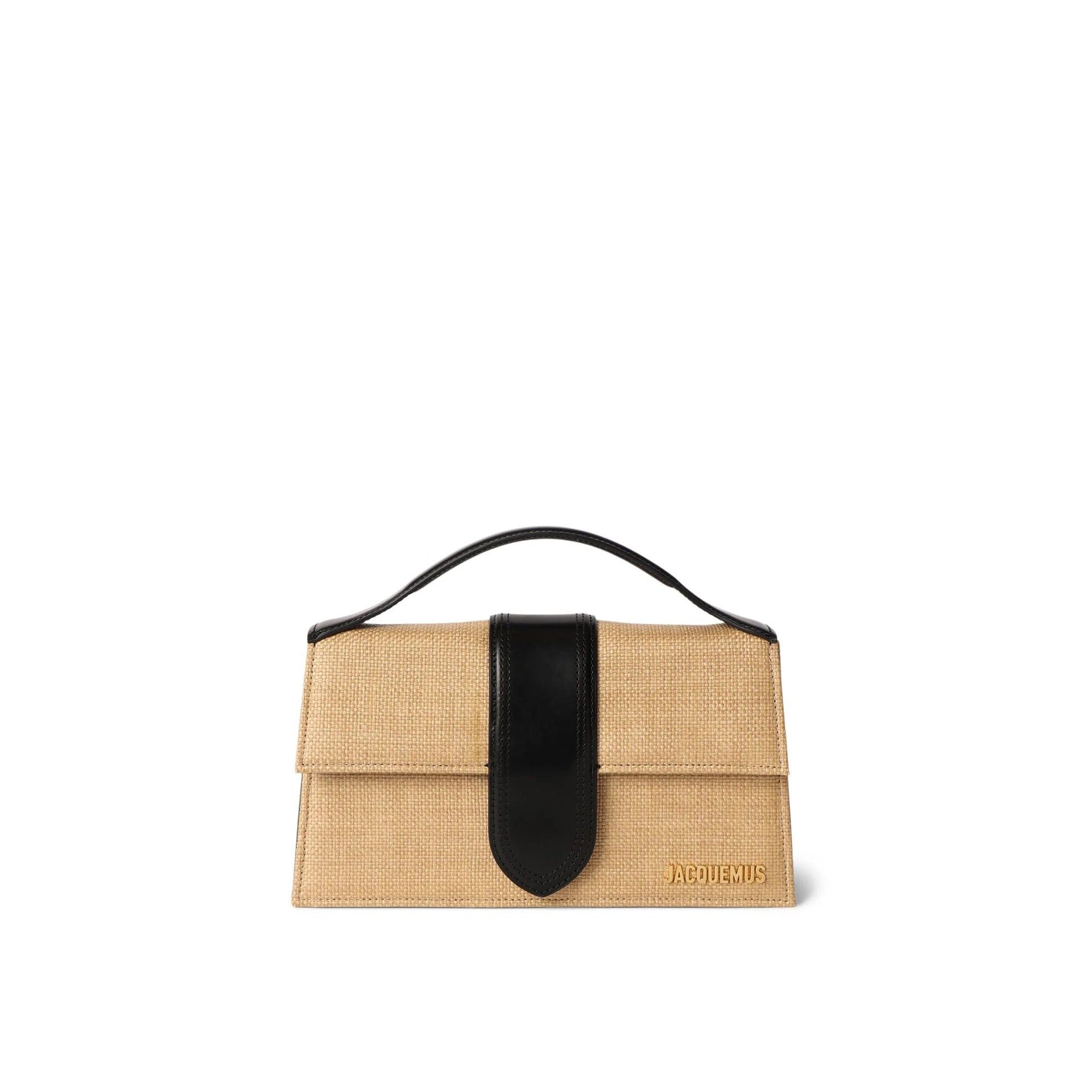 Jacquemus Le Grand Bambino Raffia Effect Shoulder Bag, Women's