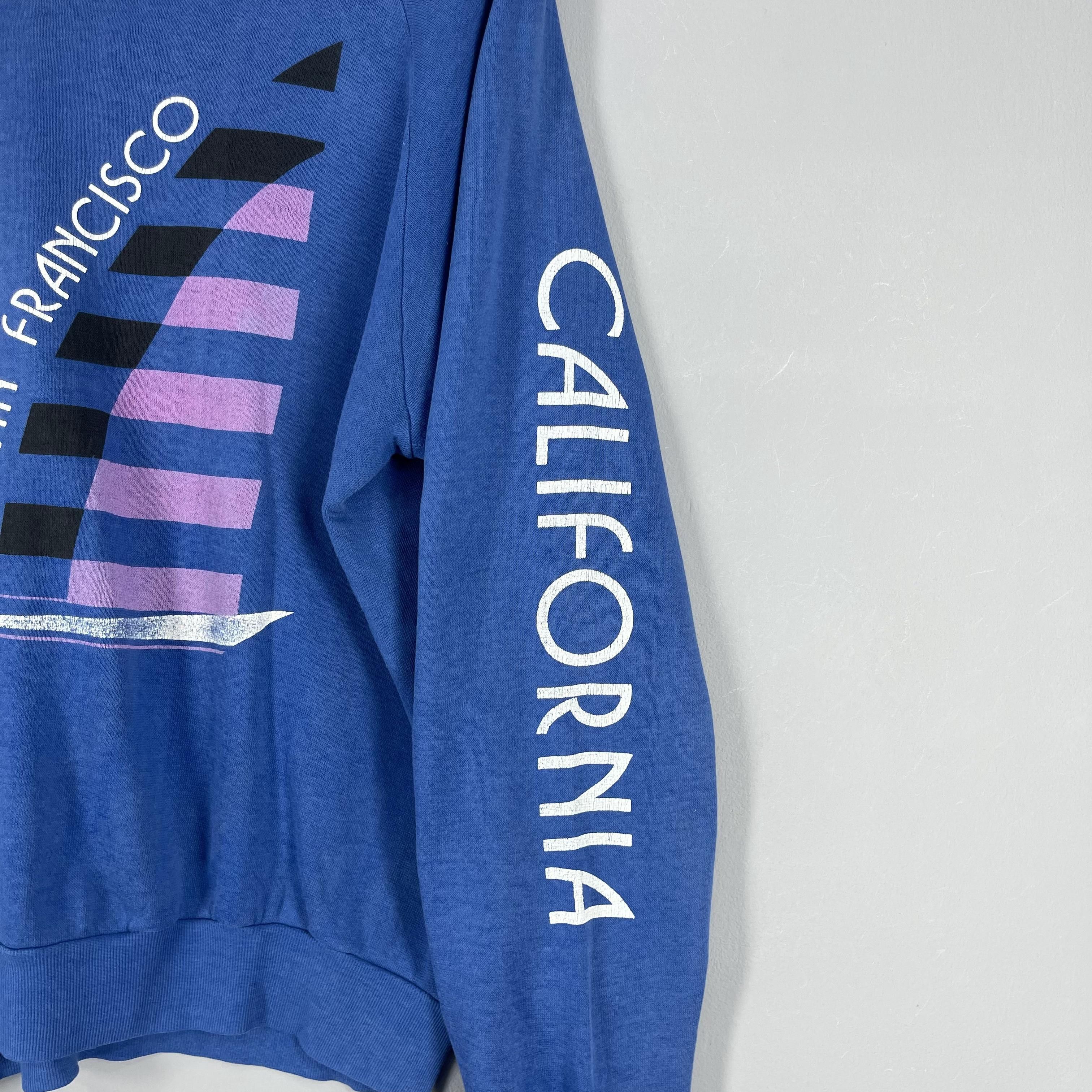 Vintage Vintage 90's SAN FRANCISO Yacht Sailing Printed Sweatshirt Size US M / EU 48-50 / 2 - 4 Thumbnail