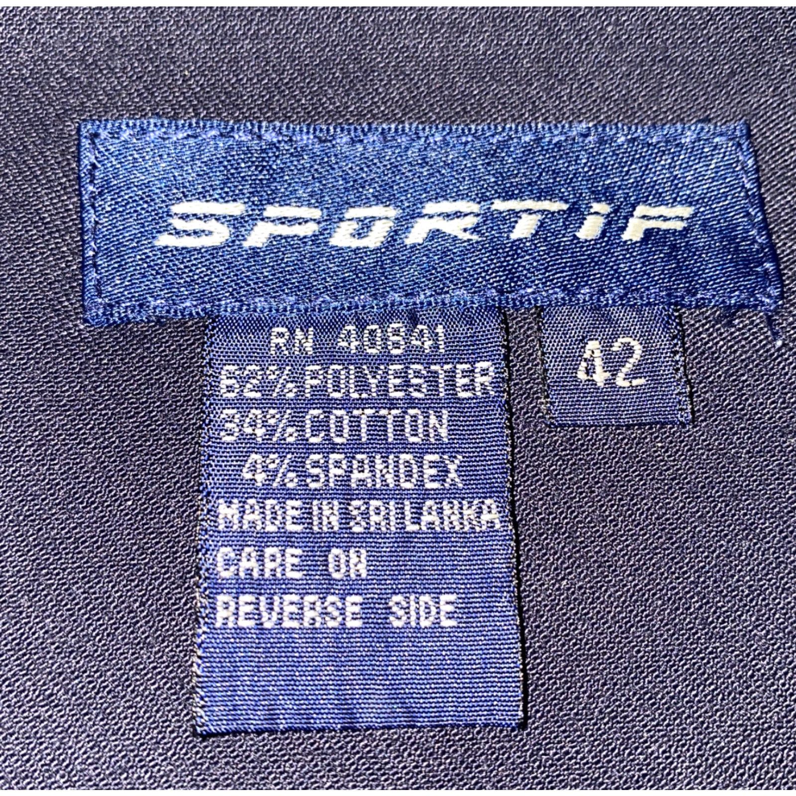 Vintage Sportif Mens Blue Polyester Blend Zip Fly Multi Pocket Shorts Size 42 Size US 42 / EU 58 - 5 Thumbnail