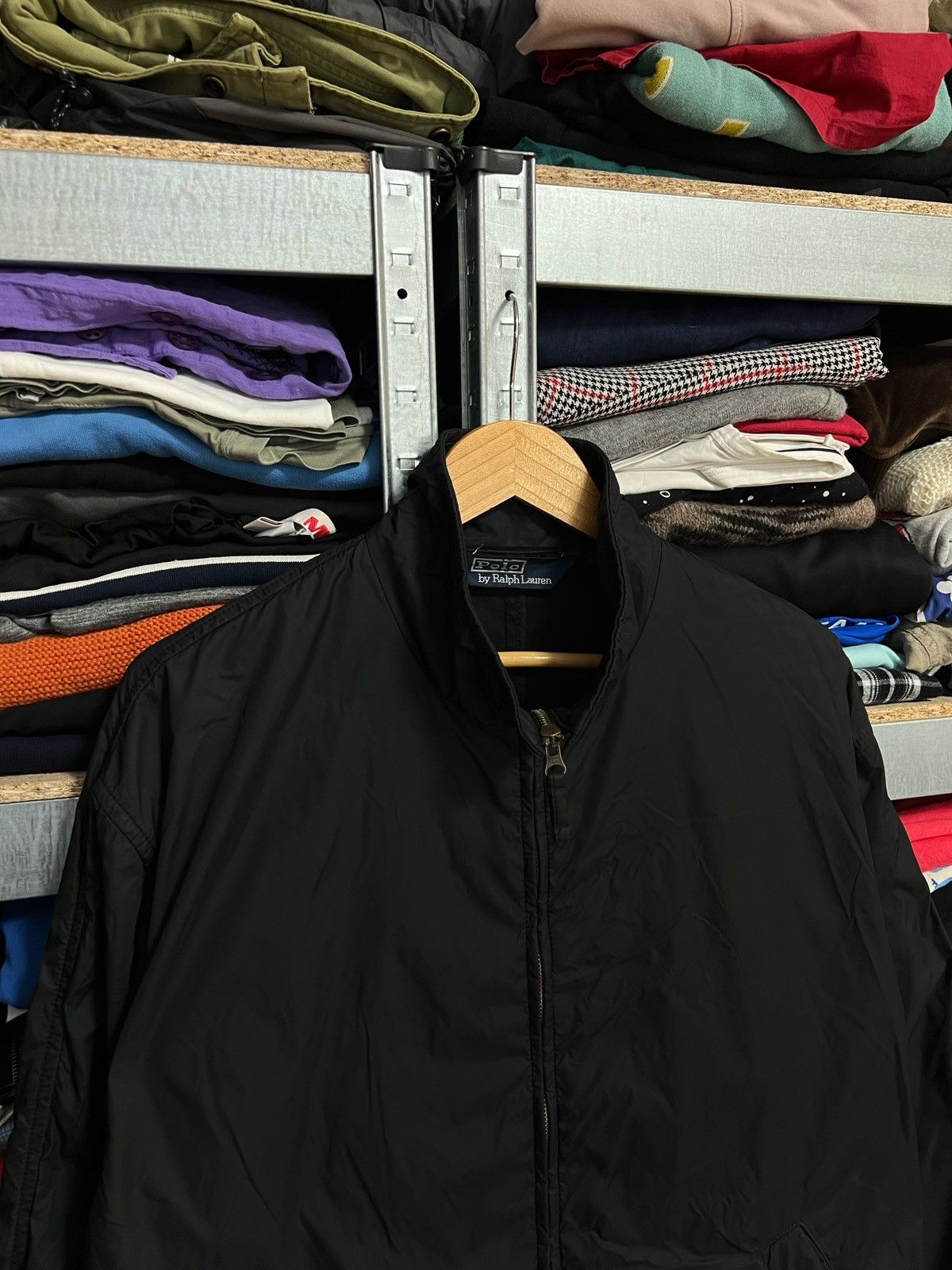 Polo Ralph Lauren Vintage Polo Ralph Lauren Nylon Jacket M Slick Rain Coat 90s Size US M / EU 48-50 / 2 - 2 Thumbnail