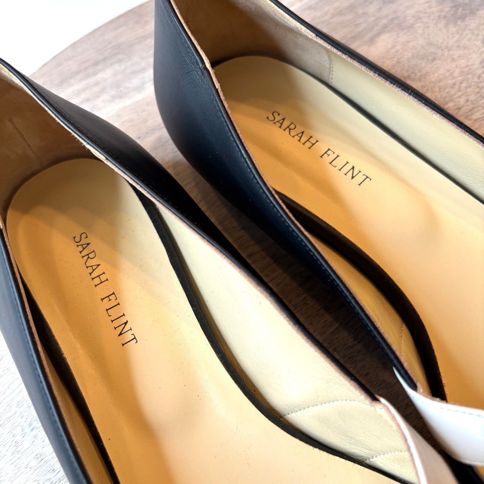 Sarah Flint Sarah Flint Kim Black White Ballet Flats Shoes EU 41 US 11 Size US 11 / IT 41 - 8 Thumbnail