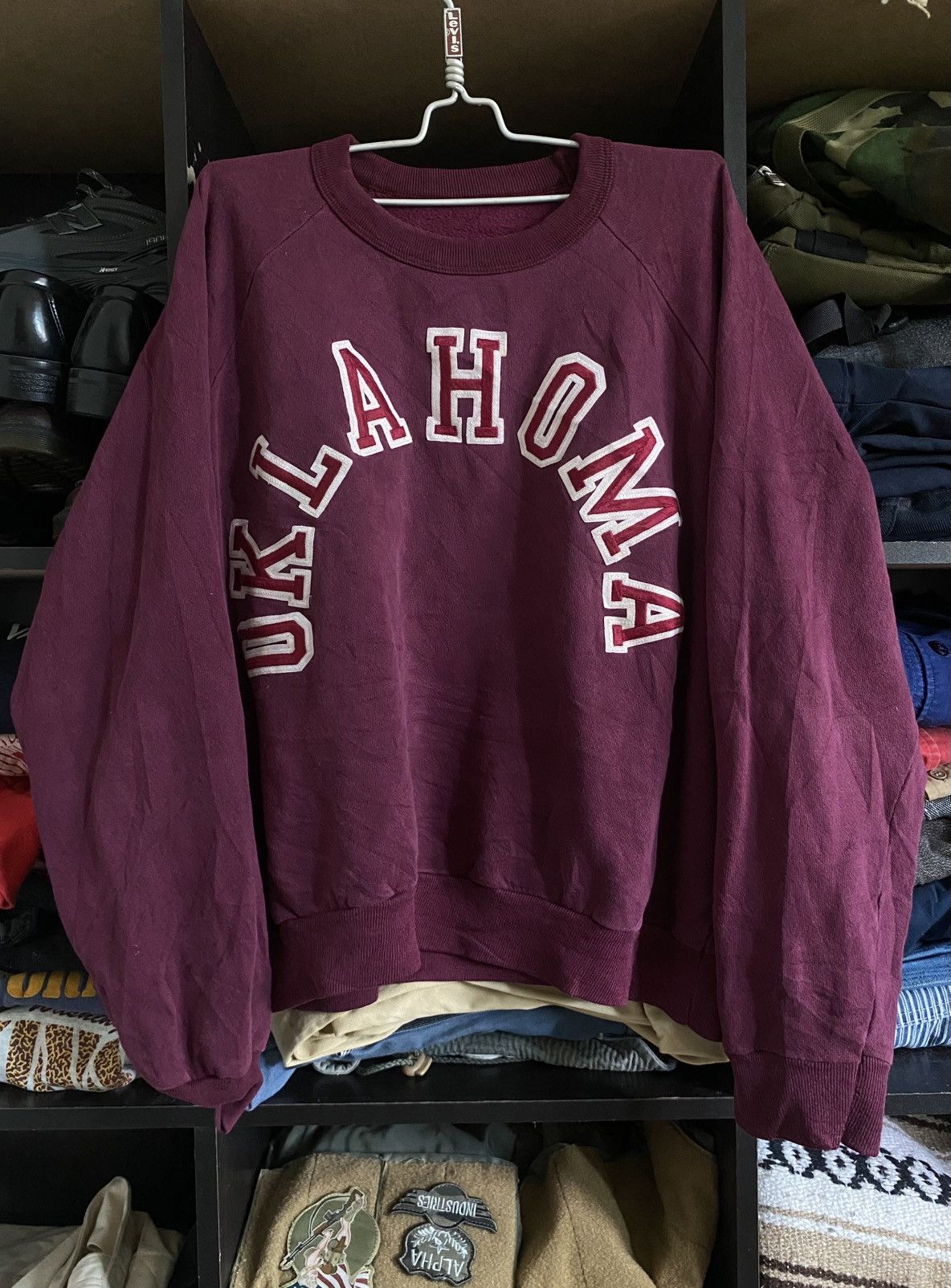 Vintage Vintage 1960s Sweatshirt Oklahoma Size US M / EU 48-50 / 2 - 1 Thumbnail