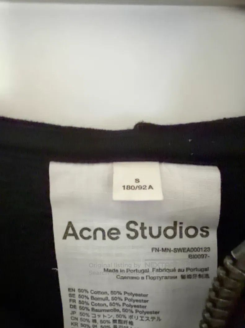 Acne Studios Acne Studios Pink Label Series Hoodie, Classic Black Loose Size US S / EU 44-46 / 1 - 2 Thumbnail