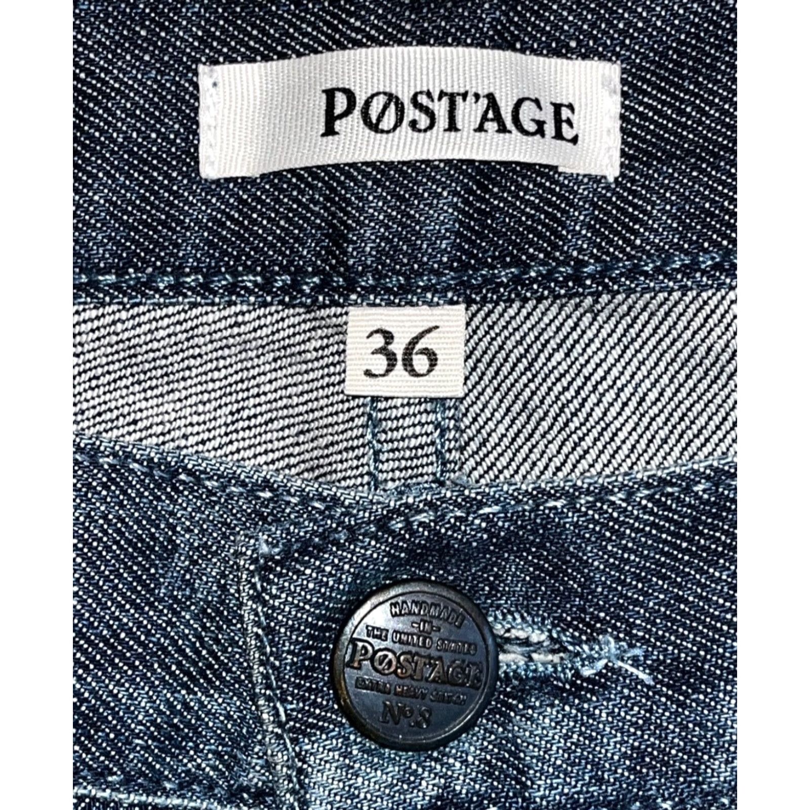 Denime VINTAGE Post’age Prescott 1244PD Jeans Selvedge Denim 36x30 Straight Fit Jeans Blue Mens Size US 36 / EU 52 - 7 Thumbnail